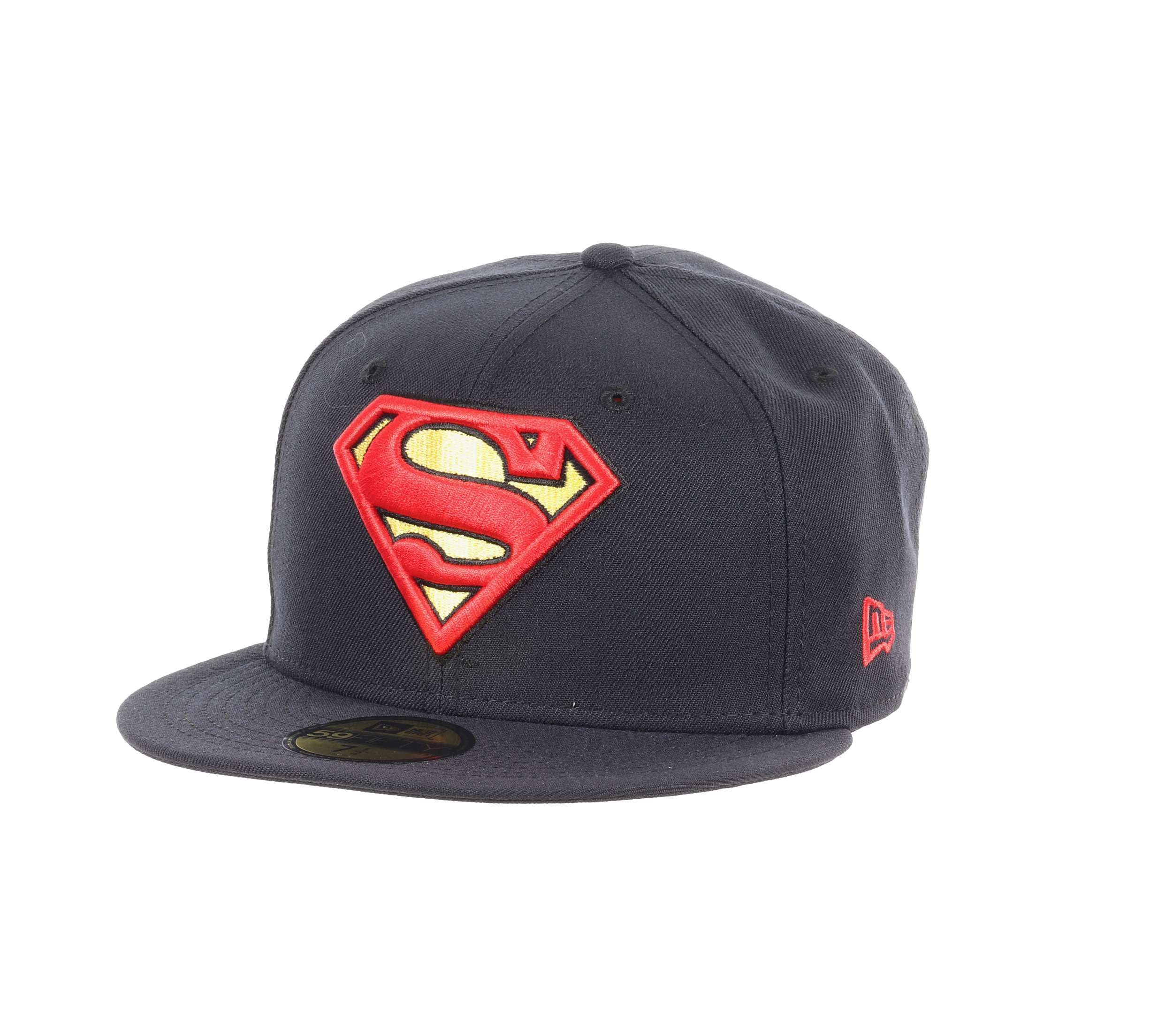 New Era Unisex Superman #36286 Superman Dc Navy Blue 59Fifty Baseball Cap