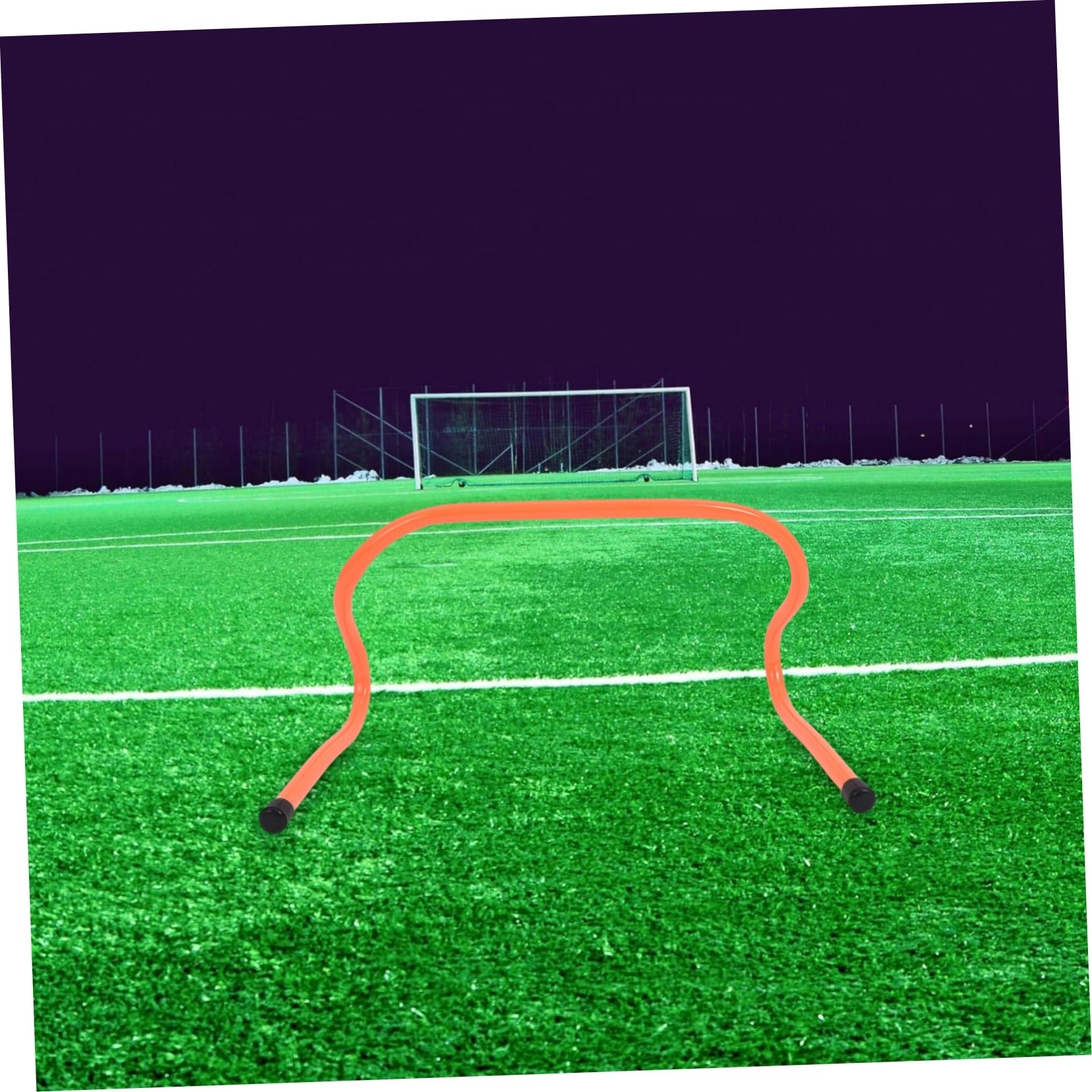 DINHEAROM 2pcs Agility Hurdles for Speed Training Professional Plastic Hurdles for Athletes Running Training Equipment for Soccer Football and Fitness Durable Height Design