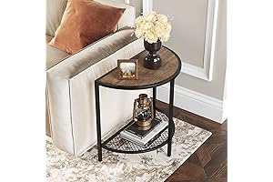 SAYGOER Half Circle Side Table: A Distinctive Accent for Home Decor