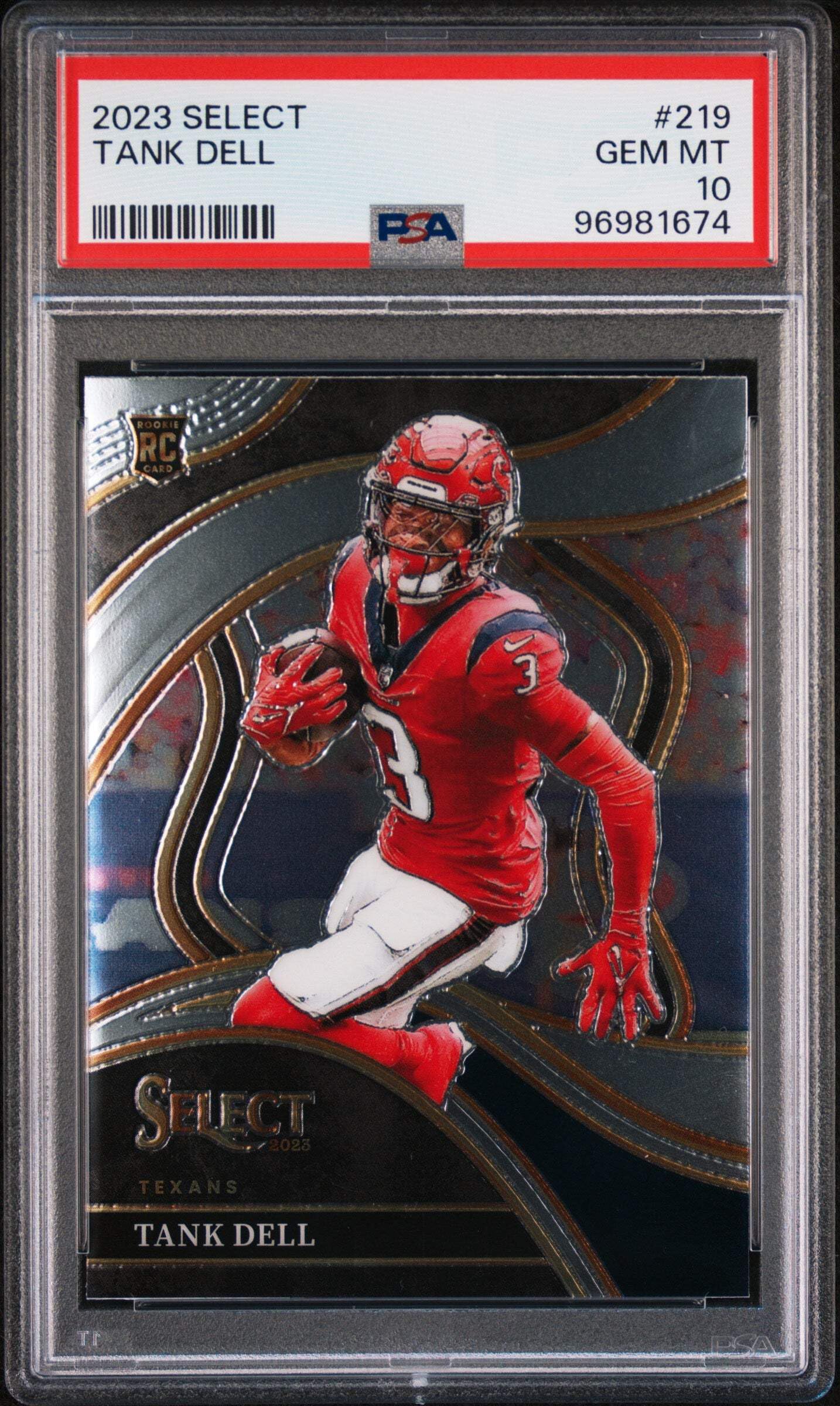 Amazon.com: Graded 2023 Panini Select Tank Dell #219 Rookie RC