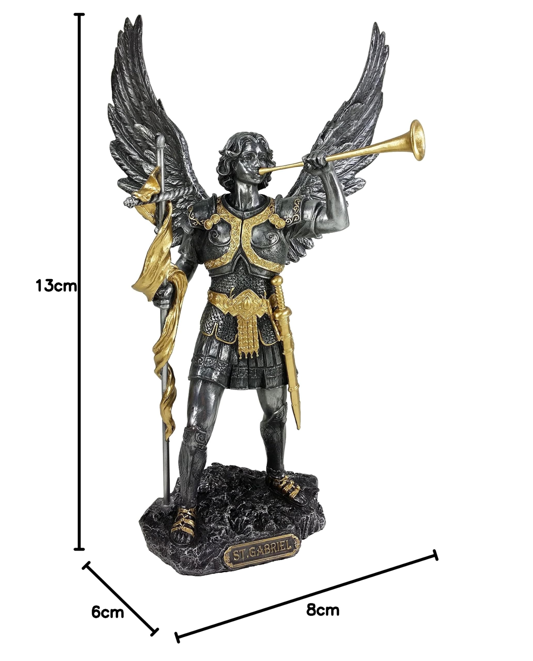 Amazon.co.jp: Veronese Design 13インチ 聖ガブリエル大天使像