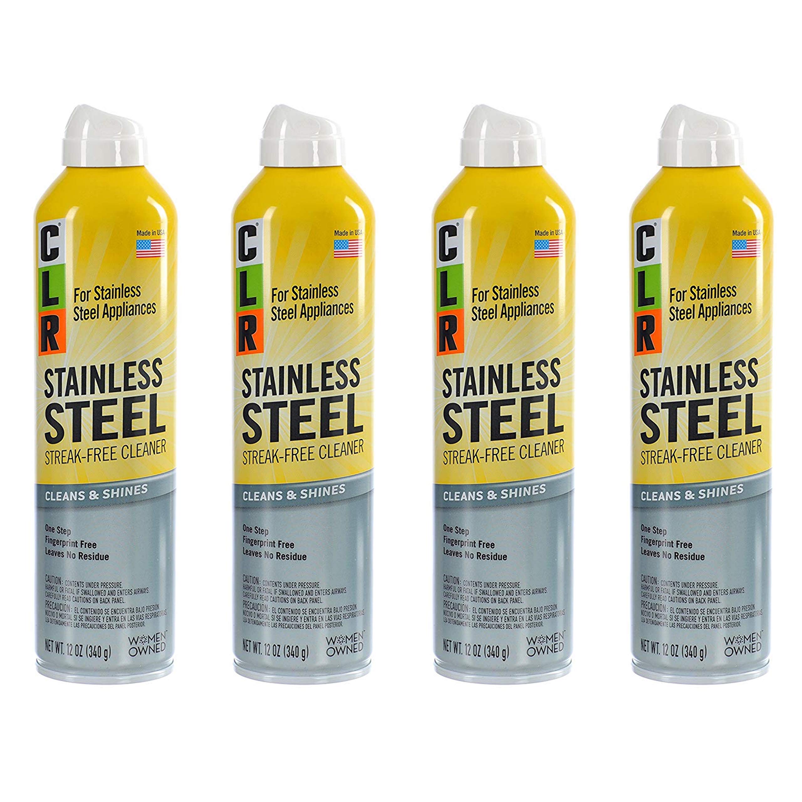CLR CSS-12 Stainless Steel Cleaner, 12 oz Aerosol Spray (F?ur ???k)