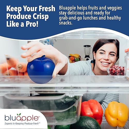 Miniatura 6 de Bluapple - Preservador de frescura con carbono, prolonga la vida de frutas y verduras al absorber el gas de etileno, mantiene los comestibles más