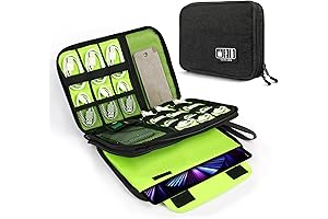 Luxtude Large Electronic Travel Organizer, iPad Case, Tech Case