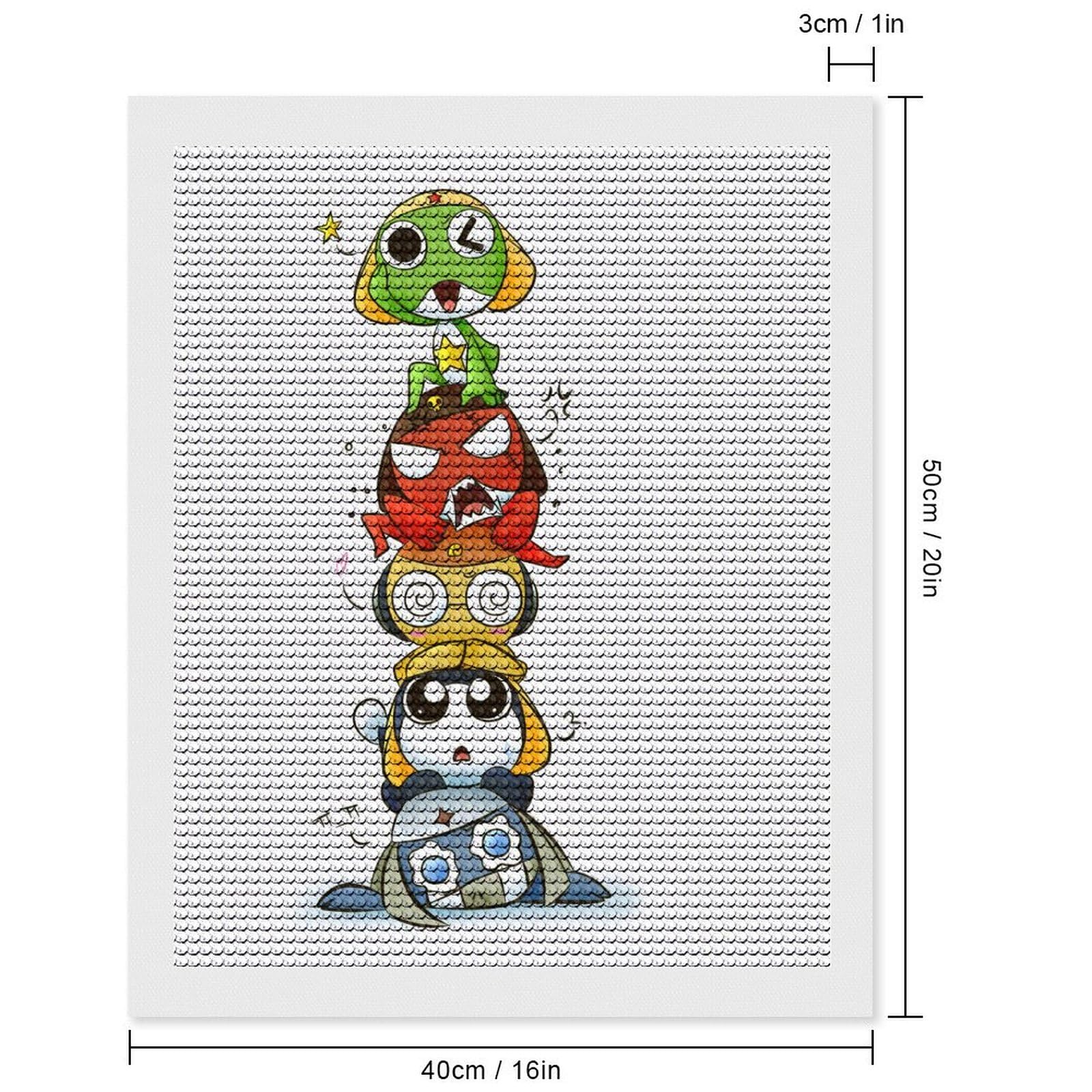 Amazon | ダイヤモンドアート ケロロ軍曹 (4) アニメ ダイヤモンド絵画