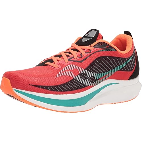 Saucony Mens Endorphin Speed 2 Running Sneakers Shoes - Black