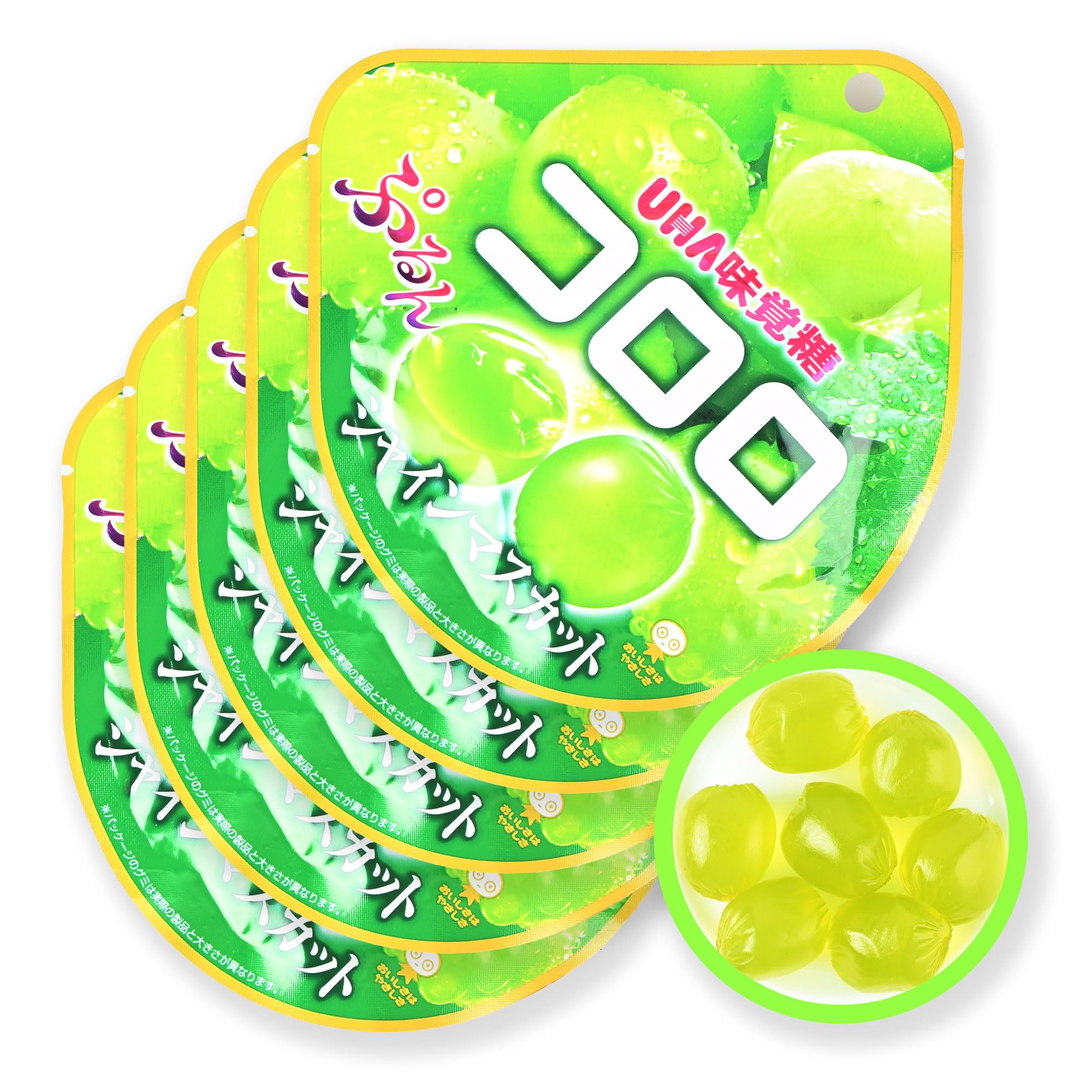 Amazon.com : Ko-roro Gummy Candy 48g & 40g 5 Pack - Soft, Juicy