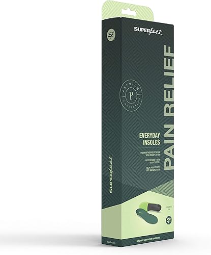 Miniatura 5 de Superfeet Alivio del dolor diario - Plantillas de soporte de arco para fascitis plantar - 2.5-5 hombres  4.5-6 mujeres