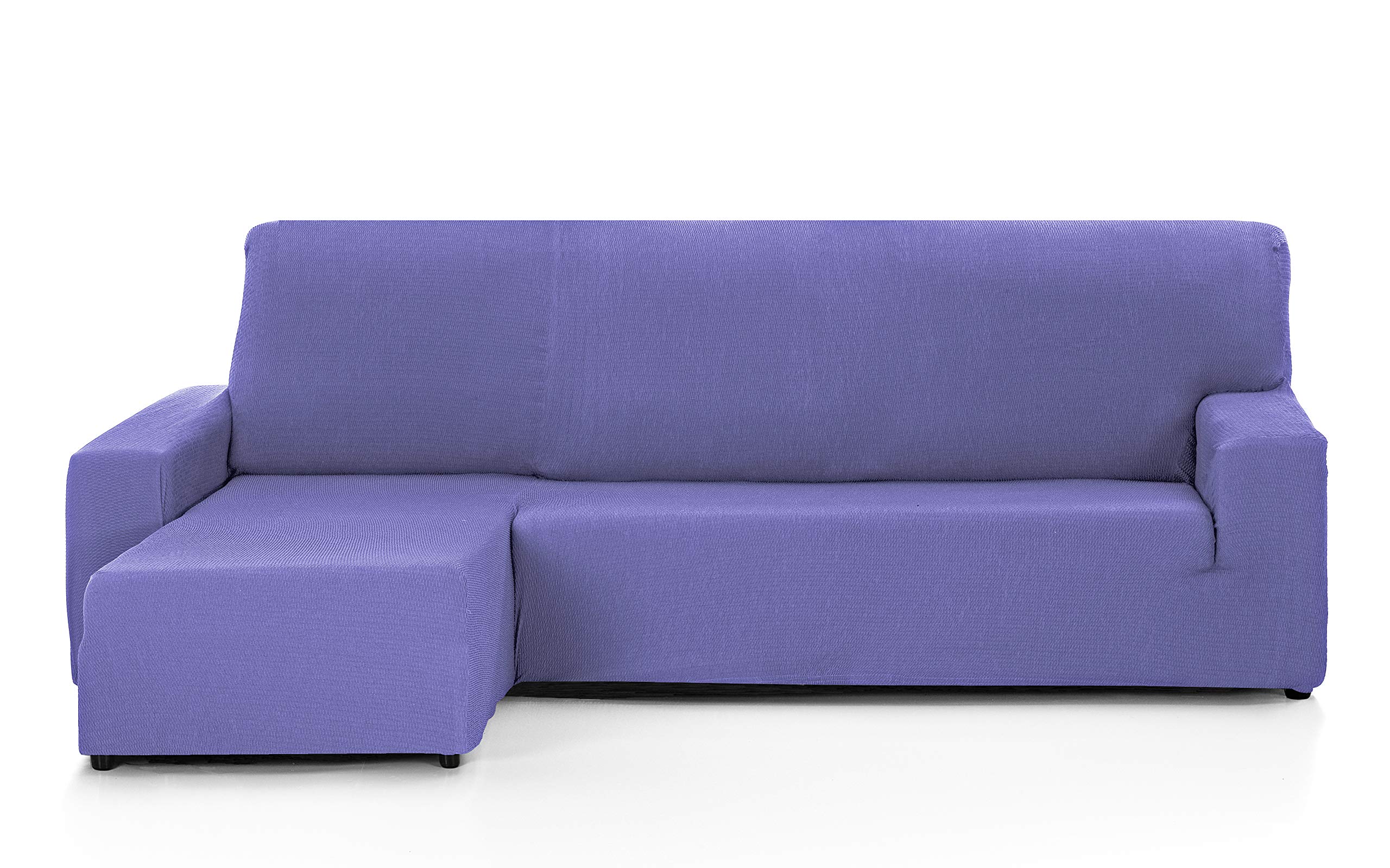 Martina Home Tunez Sofa Cover For Chaise Longue, 32 x 17 x 42 cm Short Left Arm (Front View) 32x17x42 cm lilac