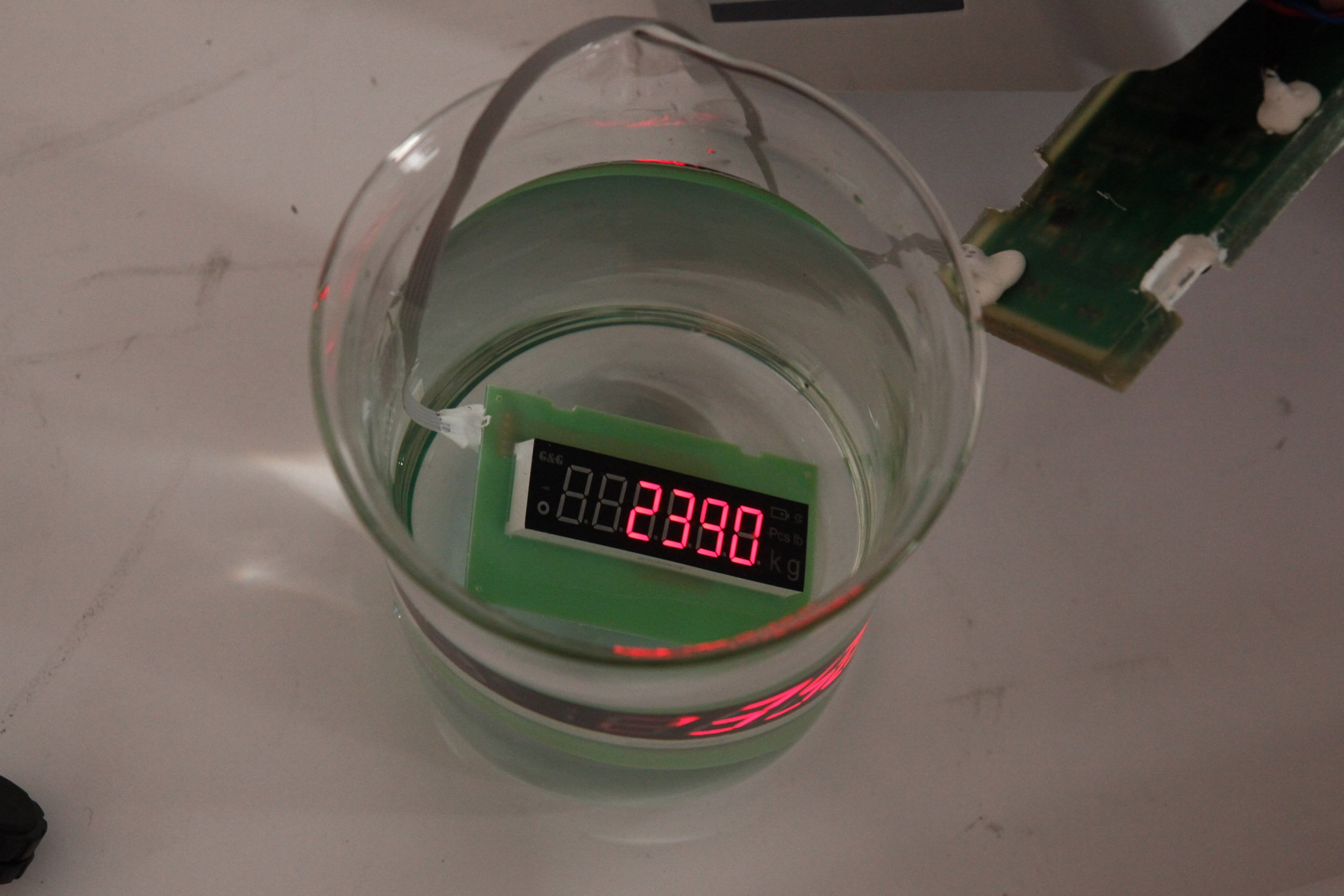 G&G 3kg/0,5g ES Baureihe, IP67 wasserdichte & staubdichte Küchenwaage, Präzisionswaage Industriewaage Tischwaage