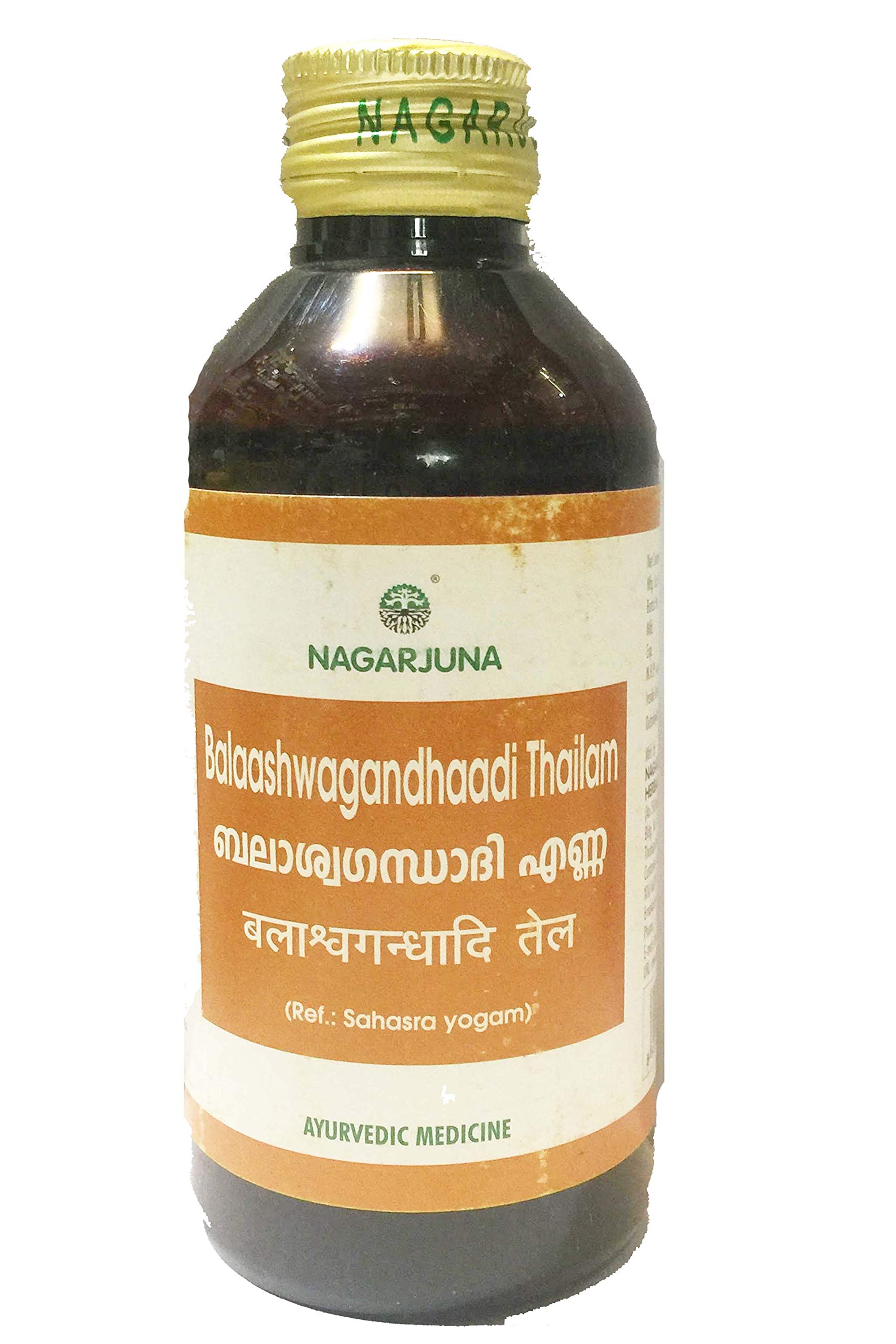 NAGARJUNA BALAASHWAGANDHAADI THAILAM 200ML with Free Pachak Methi