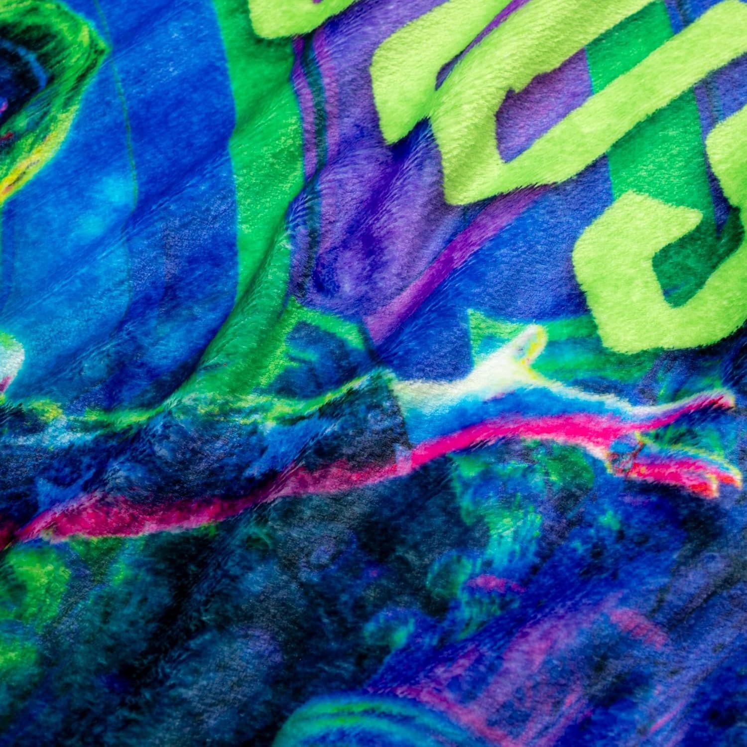 Silver Buffalo What We Do in the Shadows Disco Featuring Nadja, Guillermo de la Cruz, Nandor the Relentless, Laszlo Cravensworth, Colin Robinson 45" x 60" Fleece Throw, Soft and Cozy Blanket, 180 GSM