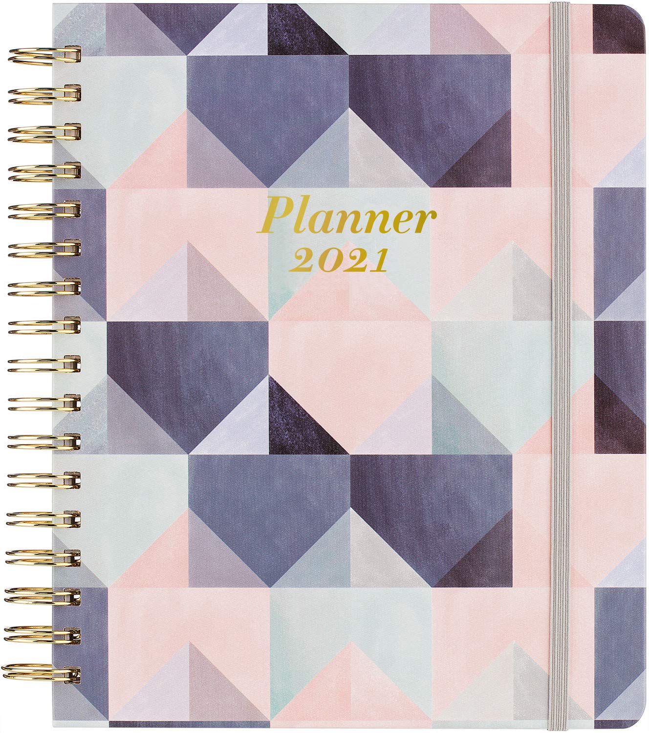 2019-2020 Academic Planner - Weekly & Monthly Planner with Tabs, Thick Paper, 8.25" x 9.25", Back Pocket with 15 Notes Pages + Gift Box