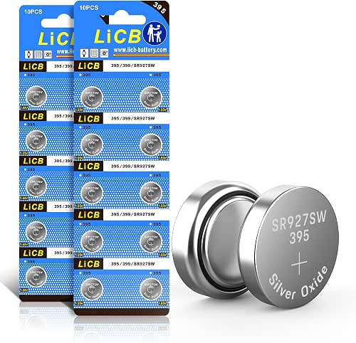 LiCB 20 Pack SR927SW 395 399 AG7 Battery 1.5V Watch