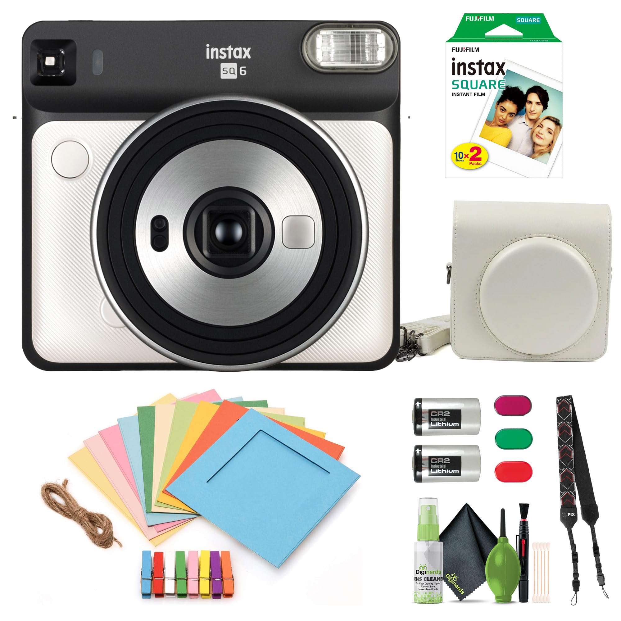 Amazon | Fujifilm Instax Square SQ6 インスタントフィルムカメラ 