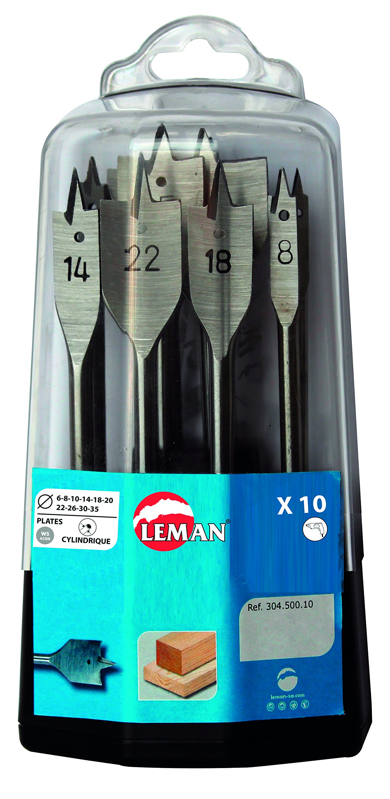 Coffret De 16 Mèches Plates à Queue Hexagonale FISCH 11110116