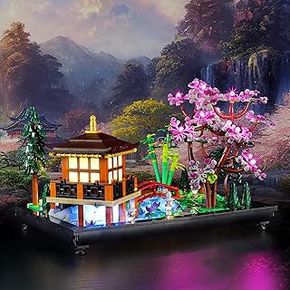 LED Light for Lego 10315 Icons Tranquil Garden Set,Design and Configuration Compatible with Model 10315(LED Light Only, Not Building Block Kit)