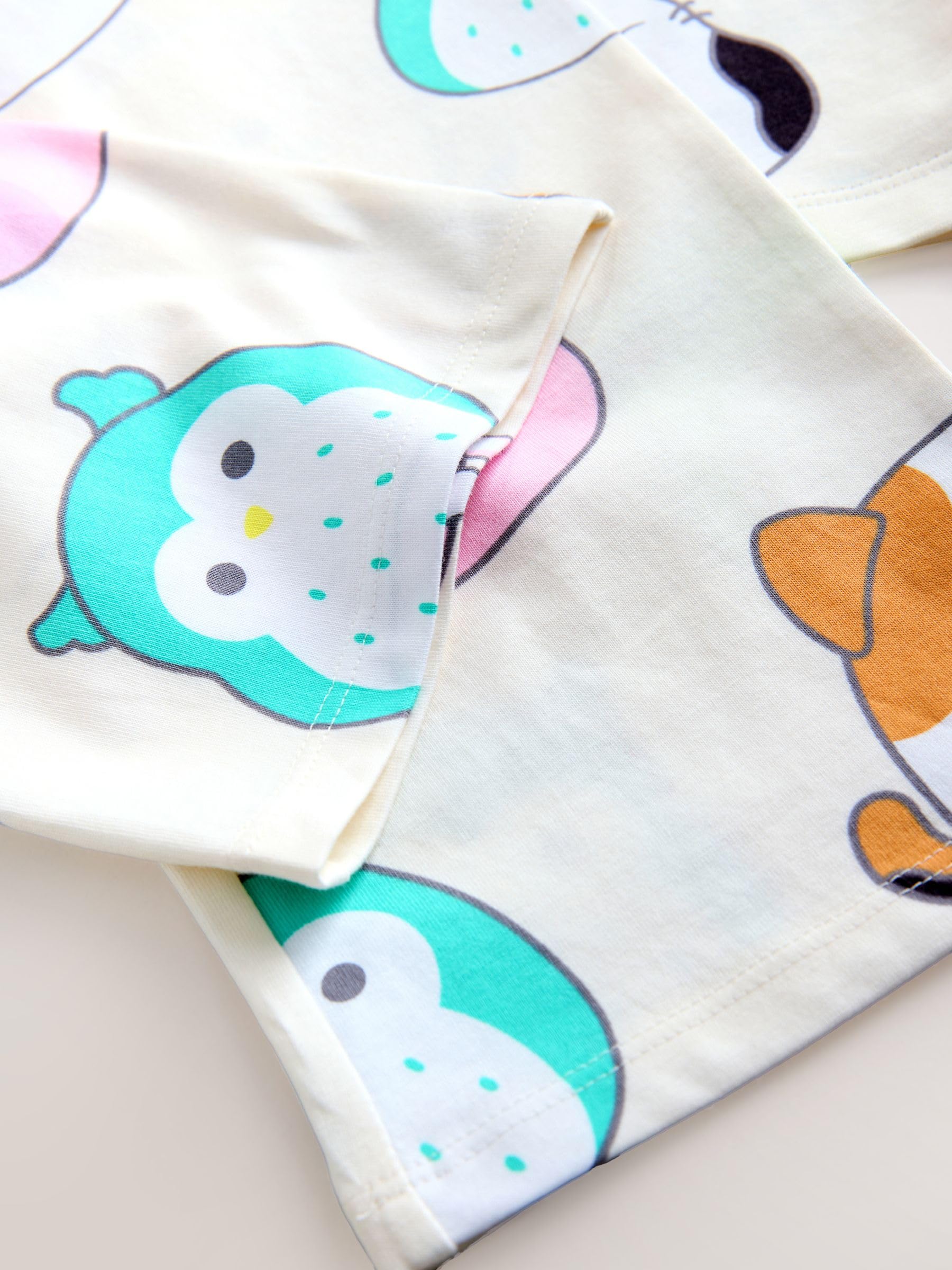 NEXT Ragazza Pigiama con Bottoni e Squishmallow | Bambino, Standard, Mid Rise, Pull On, 100% cotone