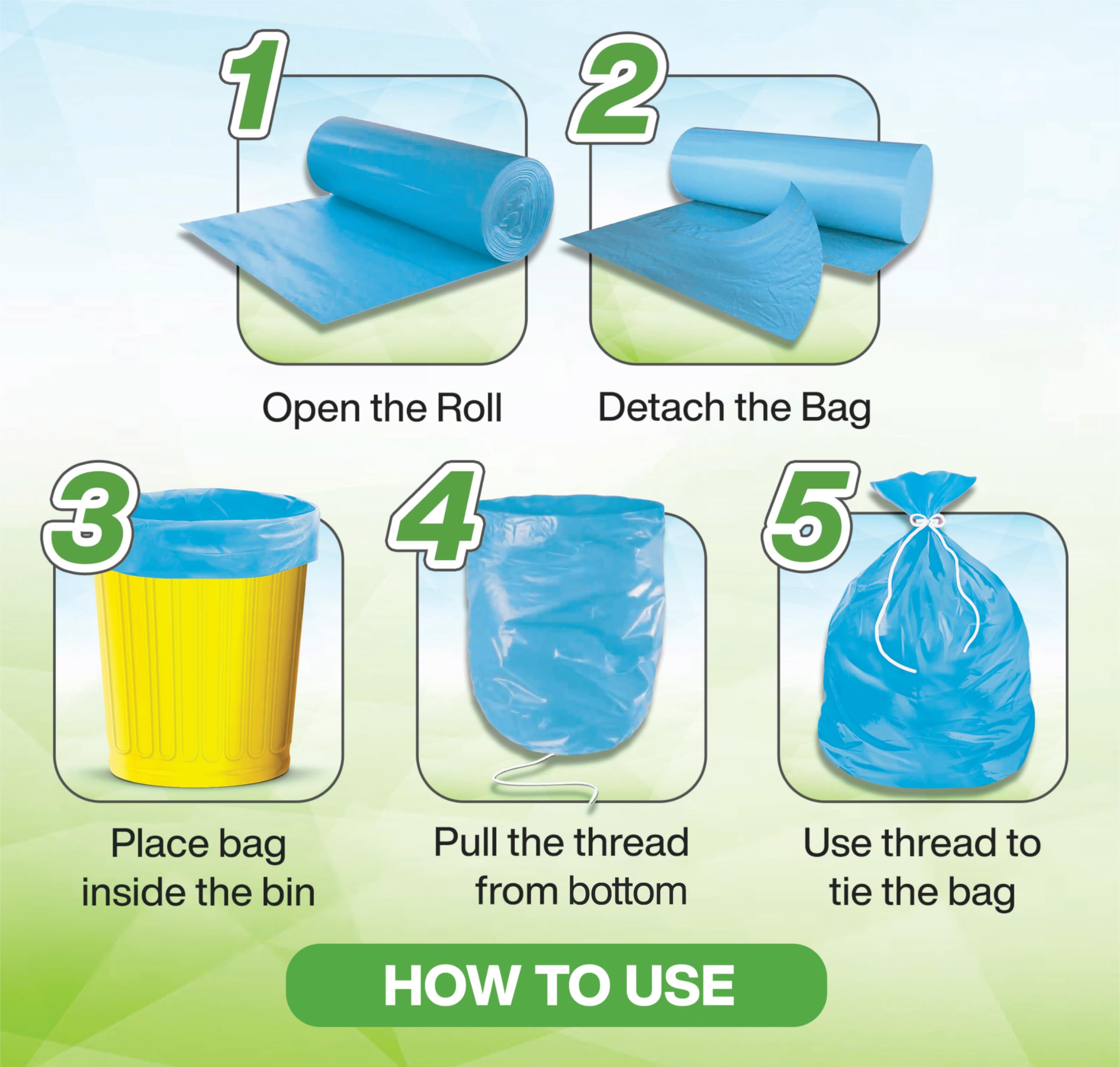 Shalimar Lavender Scented Garbage Bags - 120 Pack -6 Shalimar Lavender Scented Garbage Bags - 120 Pack -6