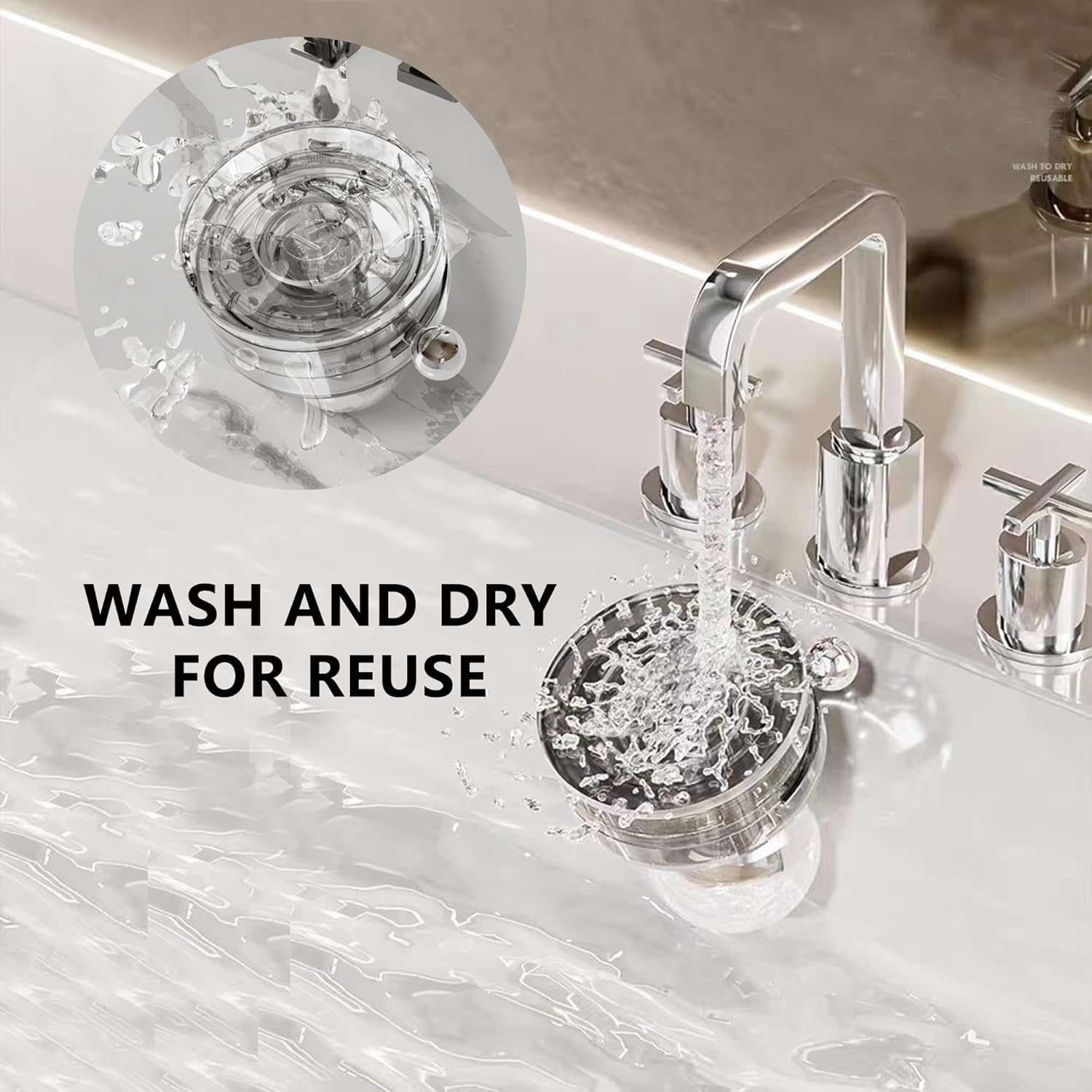 2PCS Powerful Suction Cup Door Knobs - No Drill Glass Mirror Handle for Bathroom, Removable Round Suction Cup Handle for Doors and Drawers, Transparent Design (Easy Installation)