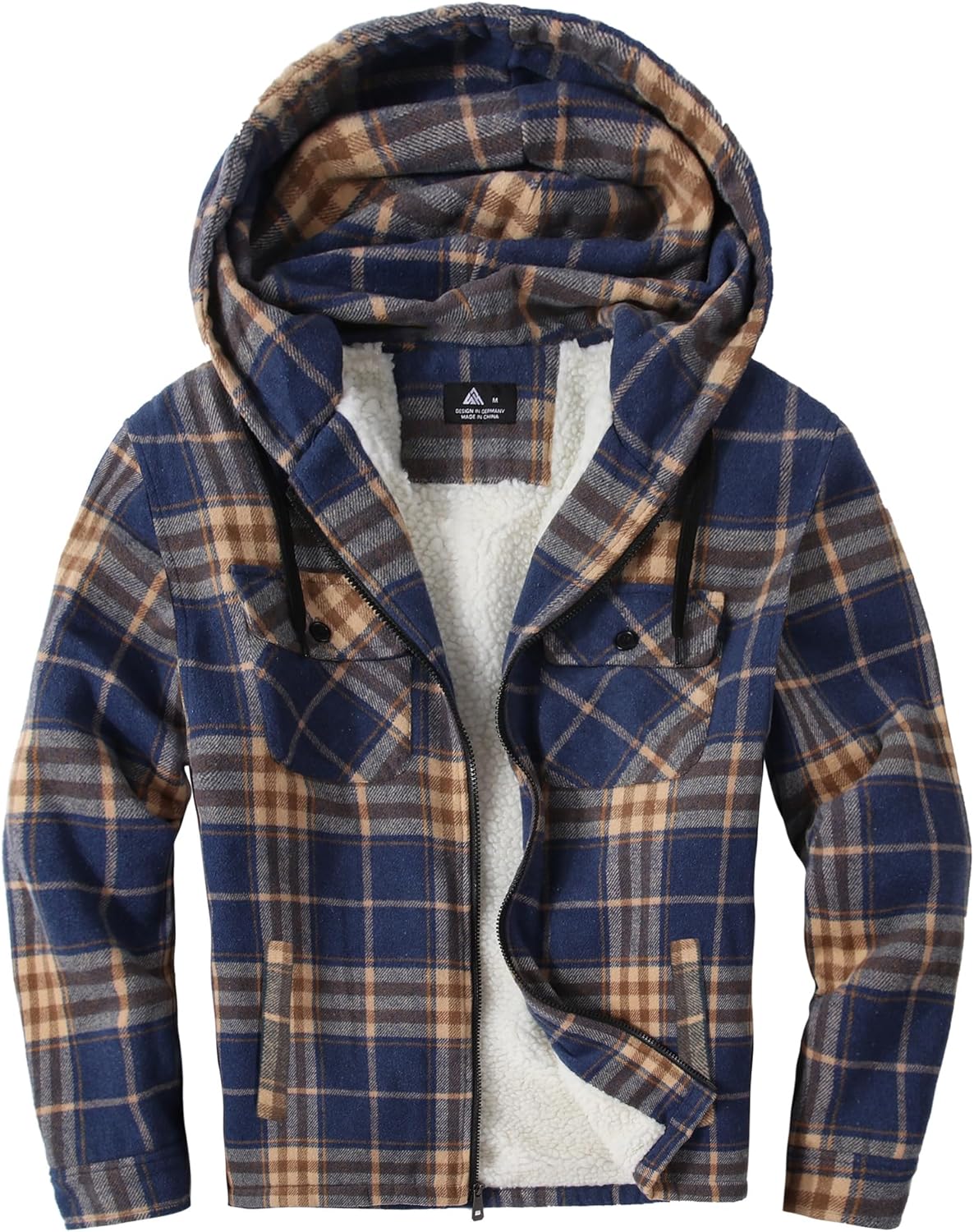 JACKETOWN Overhemdjack Geruit Herenhoodies Flanellen