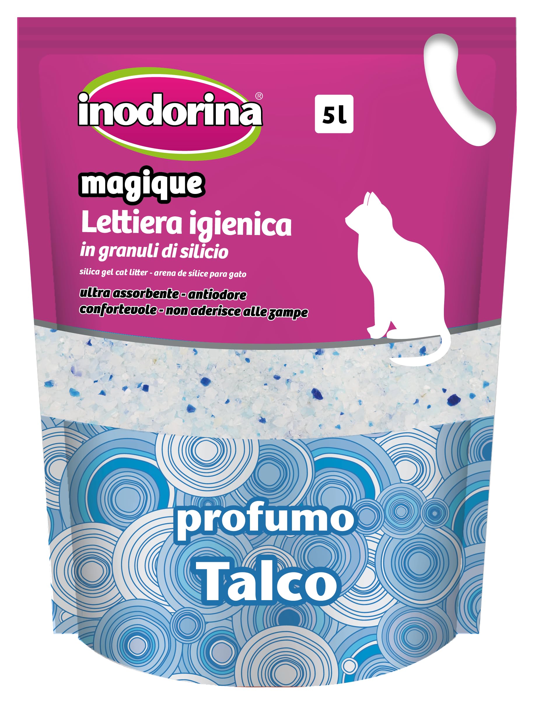 Lettiera Per Gatti In Silicio | Maxi Formato 30LT | Super Assorbente | Inodore | Naturale