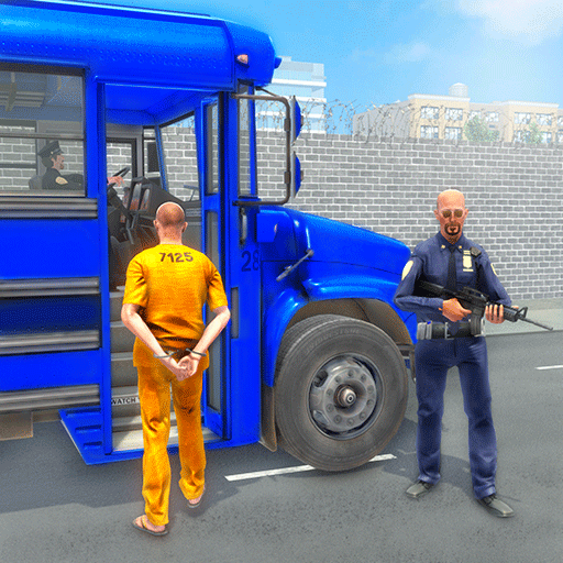 Ville du crime Prisoners Transport Van: Police Bus Driving Pro Parking Adventure Robber Car Chase Rush Simulator Meilleur jeu gratuit 2019