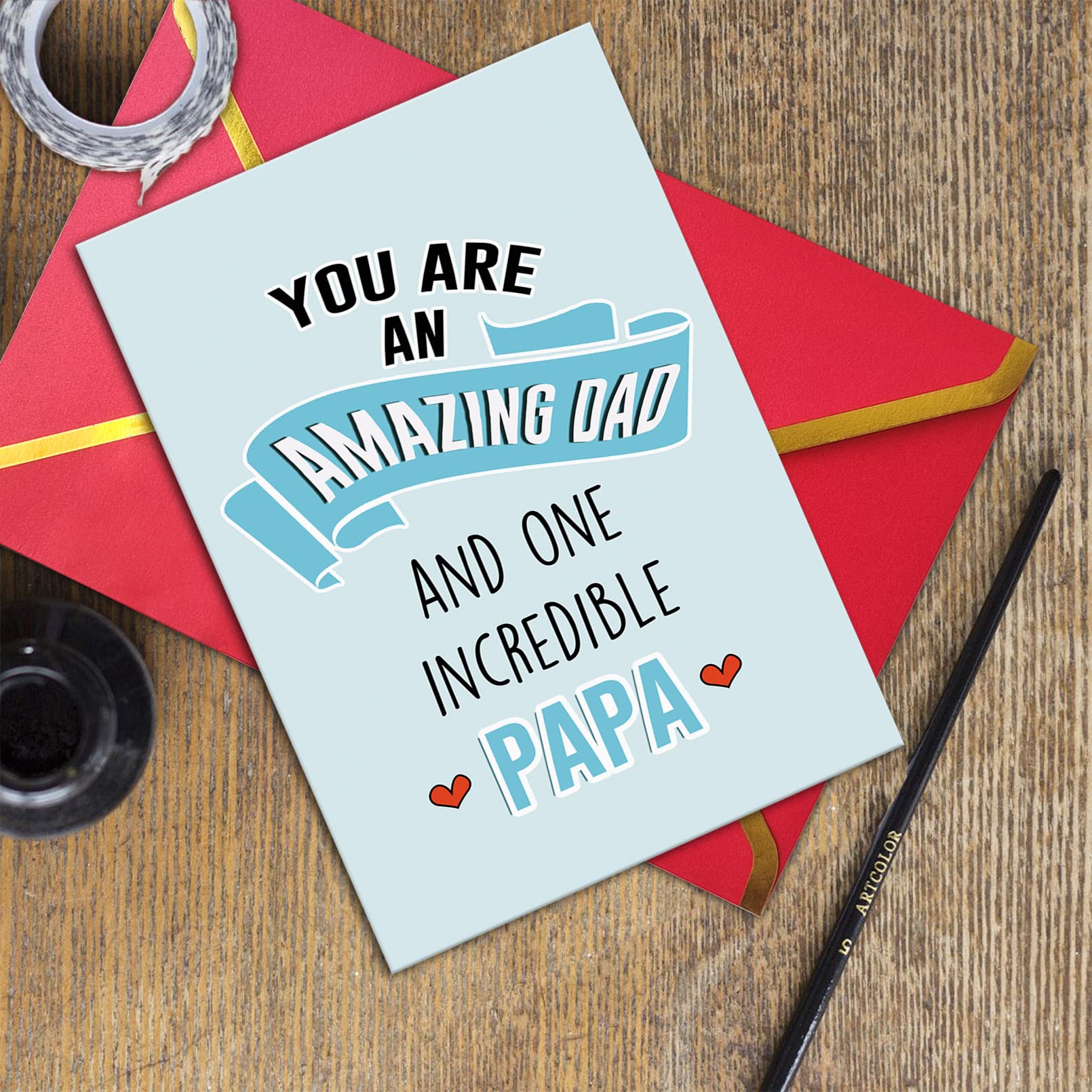 Snapklik.com : Happy Fathers Day Cute Card For Dad,Special Fathers Day ...