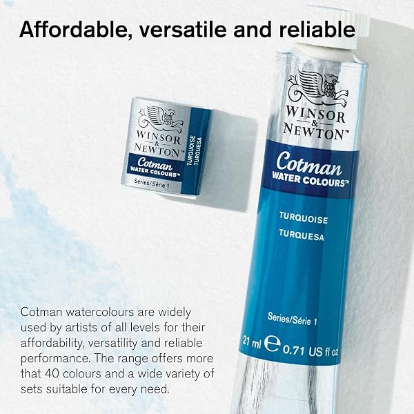Winsor & Newton Cotman - Tubo Acuarela, 21 Ml, Negro De Humo - 5