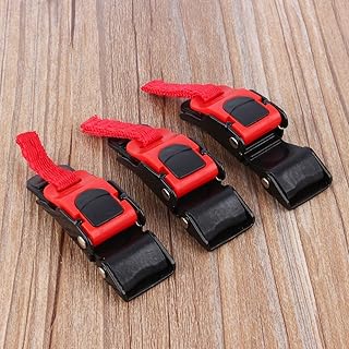 3 Pieces Motorcycle Helmet Speed Clip Quick Release Chin Strap Button Pull Buckle Bicycle Motorbike Quick Release Helmet Latch Quick Release Motorbike Helmet Buckle for Universal Helmet
