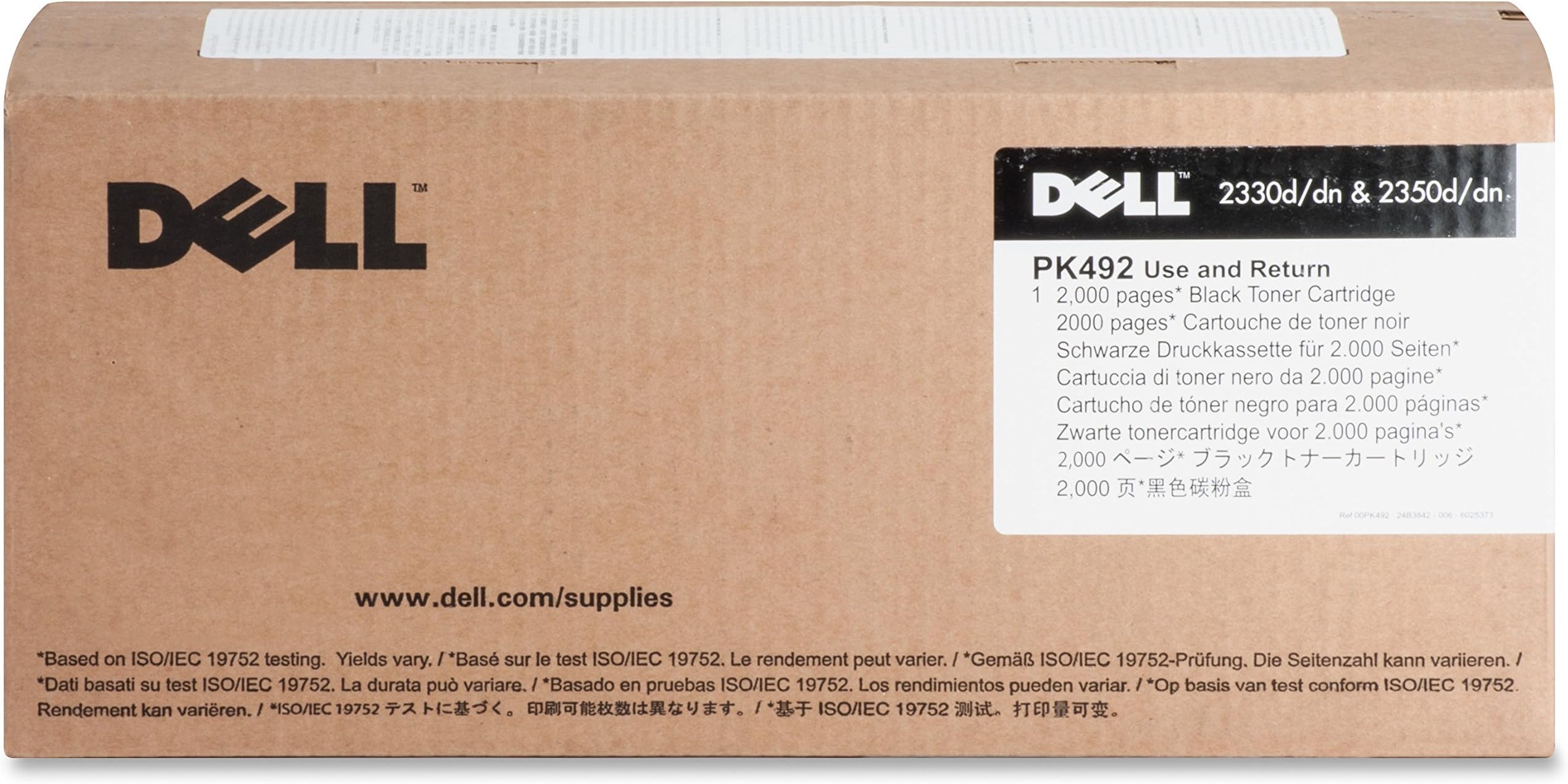 DLLPK492-330-2665 U/R Toner 2K Yd