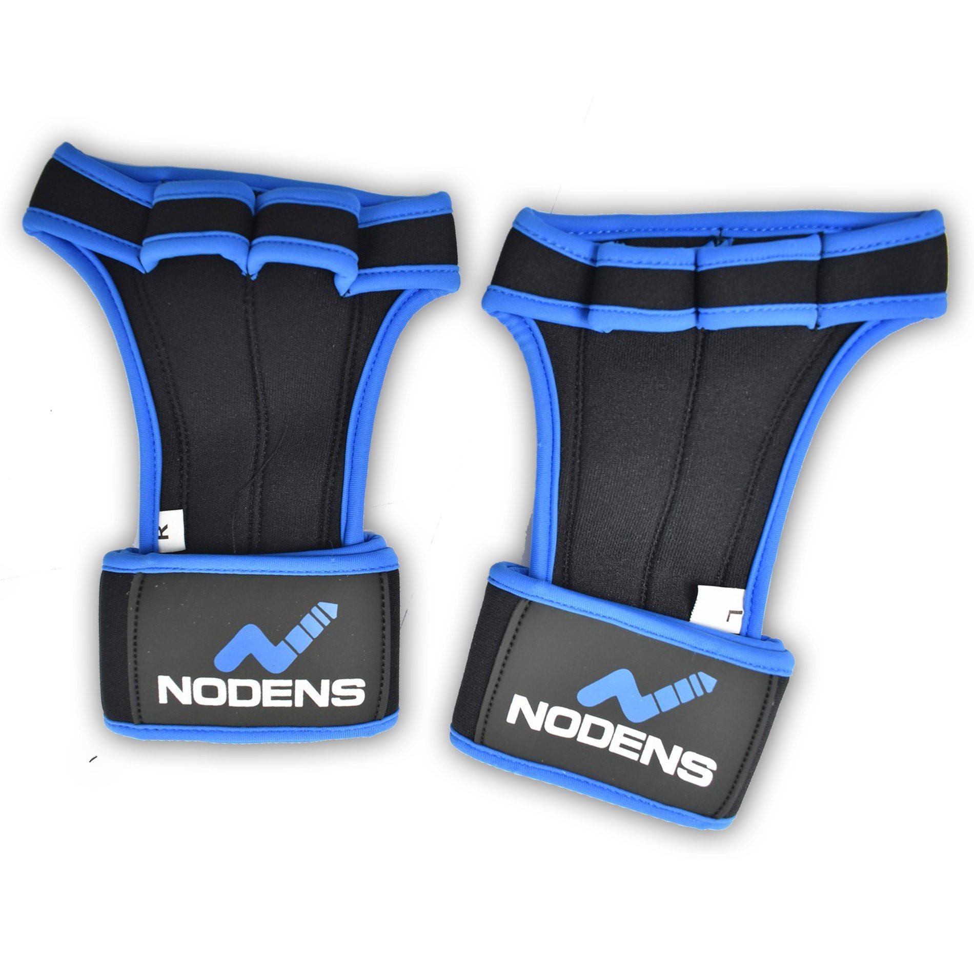 Nodens 4 Finger Grip Pad,Gym Gloves (Size: M),BlackBlue-image-2
