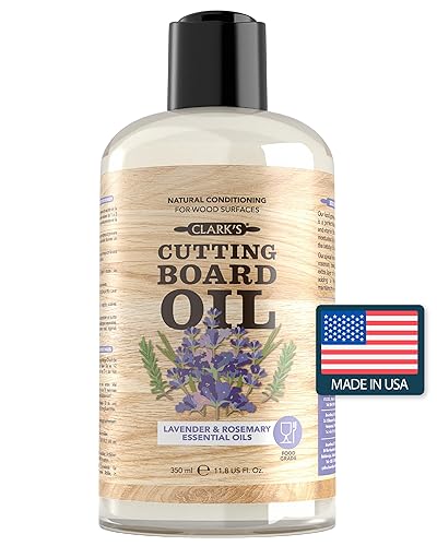 CLARK'S Huile pour planche à découper (12 oz) | Enrichie