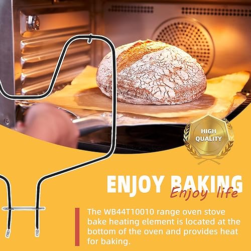 Miniatura 2 de (Upgrade) WB44T10010 Range Oven Stove Bake Heating Element Replacement Fit for G-E Oven Stove JBS55WK JBS55WJ JBP68WD JBP24BH JBP24BB JB600WD