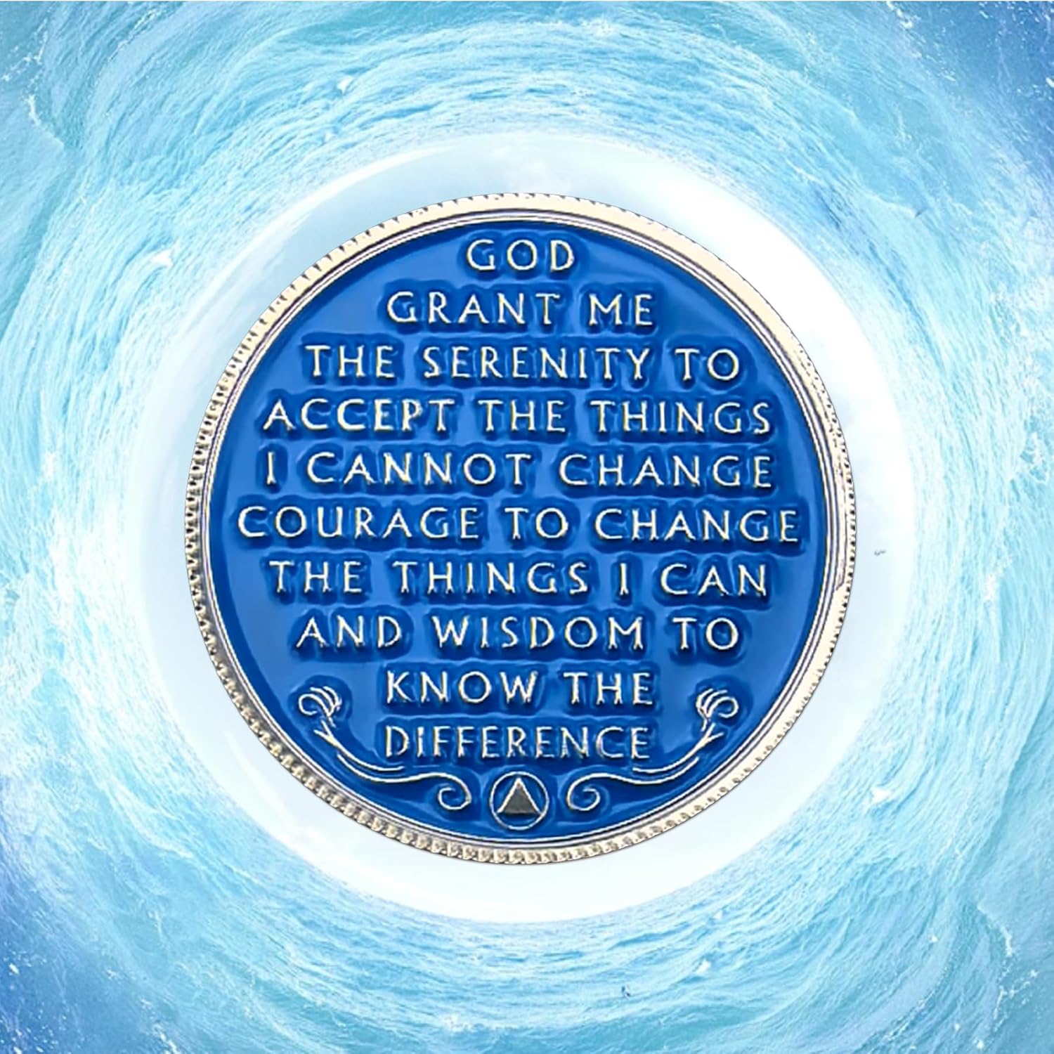 11 Year Sobriety Coin Sea Wave AA Coins Addiction Recovery AA NA Chips and Medallions 1-20 Years Clean and Sober Alcoholics Anonymous Gifts for Women Men