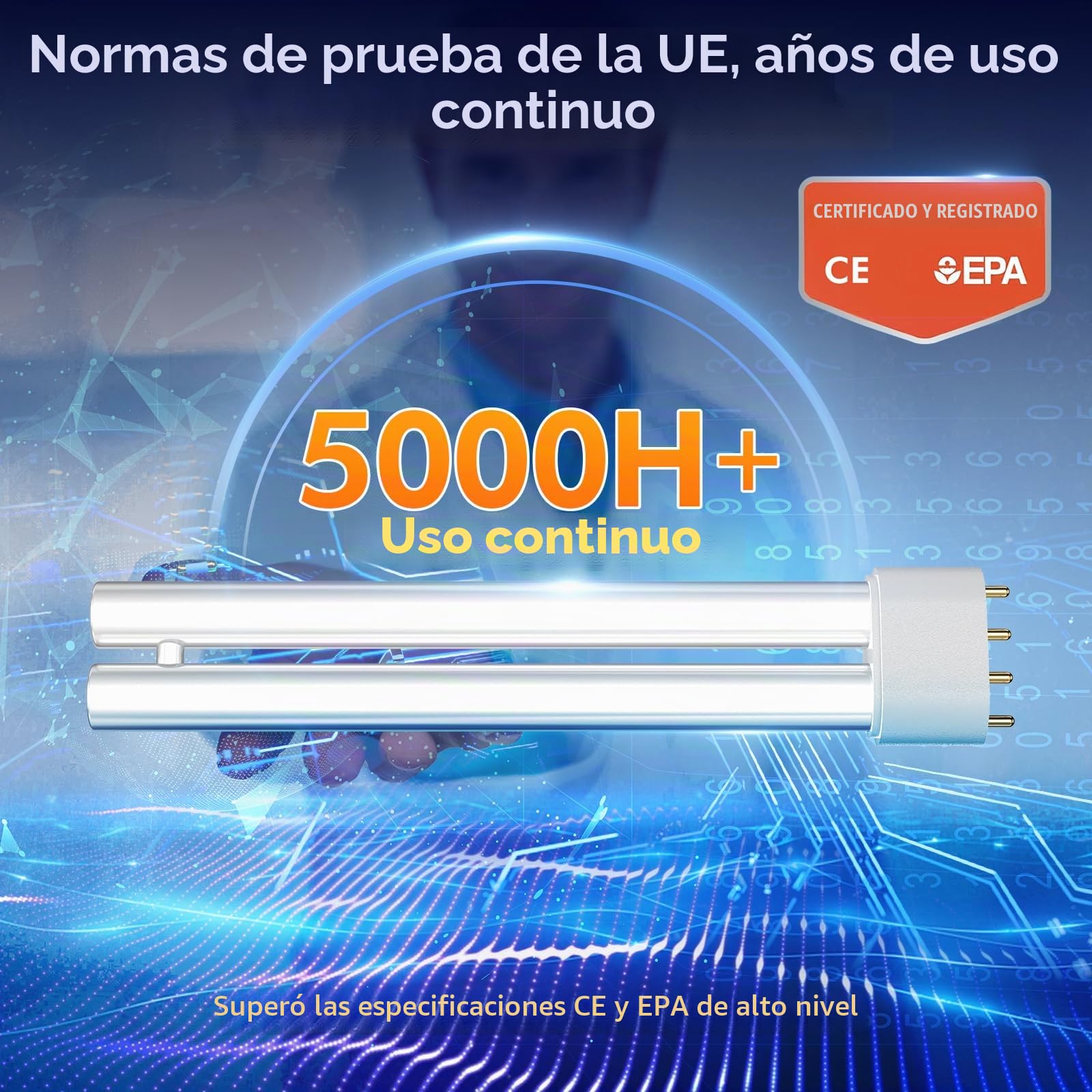 Lámpara Antimosquitos, 18W 4000V Potente Mata Insectos Eléctrico UV, Repelente De Mosquitos para Moscas Alcance 100m² Reducción Eficaz De Los Insectos Voladores para Patio Jardines Patio Trasero