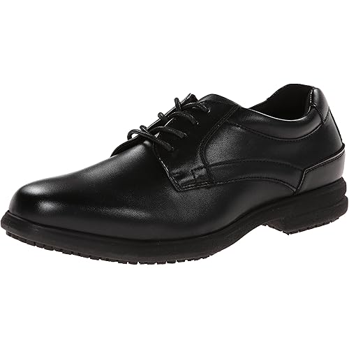 Nunn Bush Men's Sherman Slip-Resistant Work Shoe Oxford Sneaker