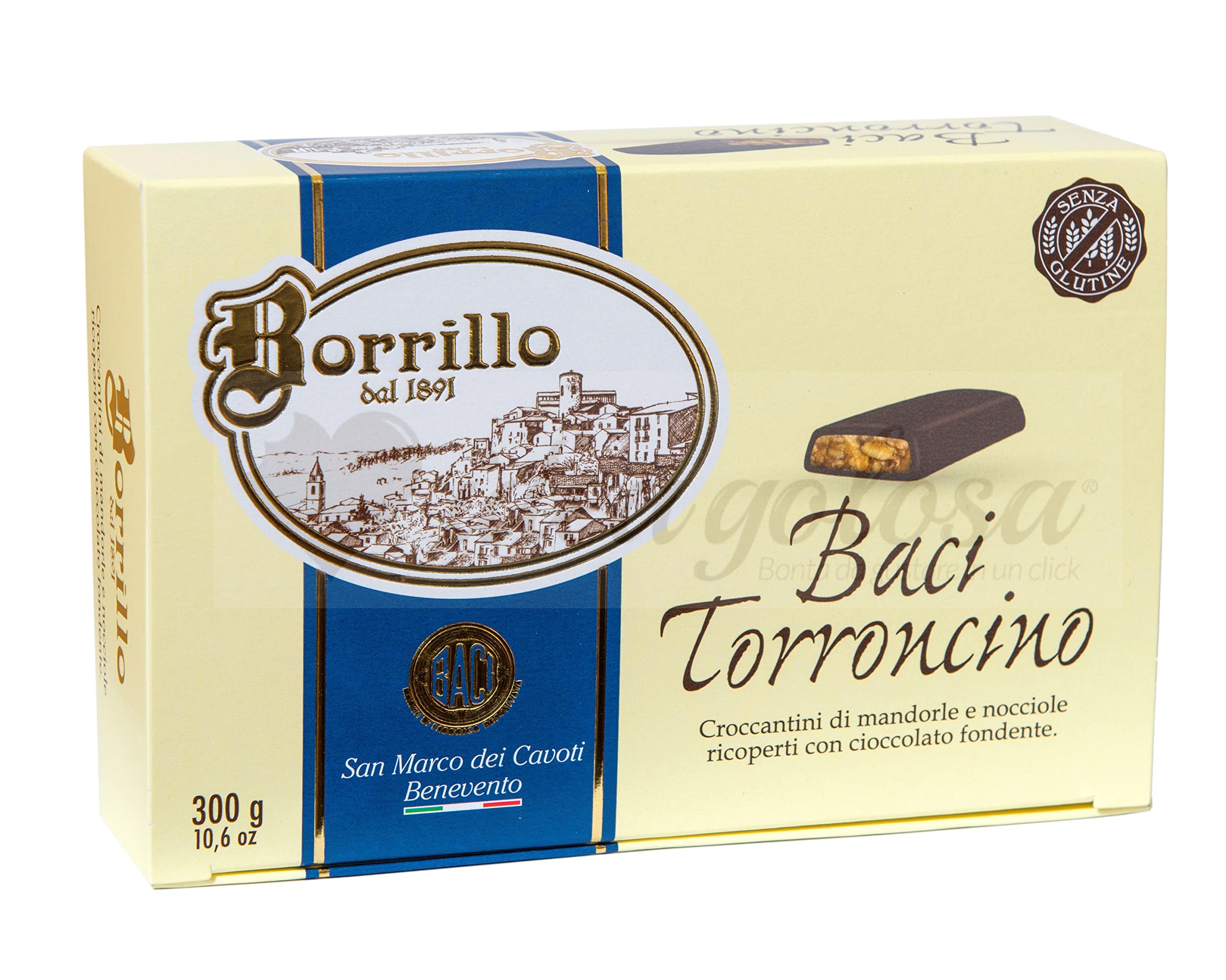 Dolciaria Borrillo Snc Baci Torroncino, 300 gr