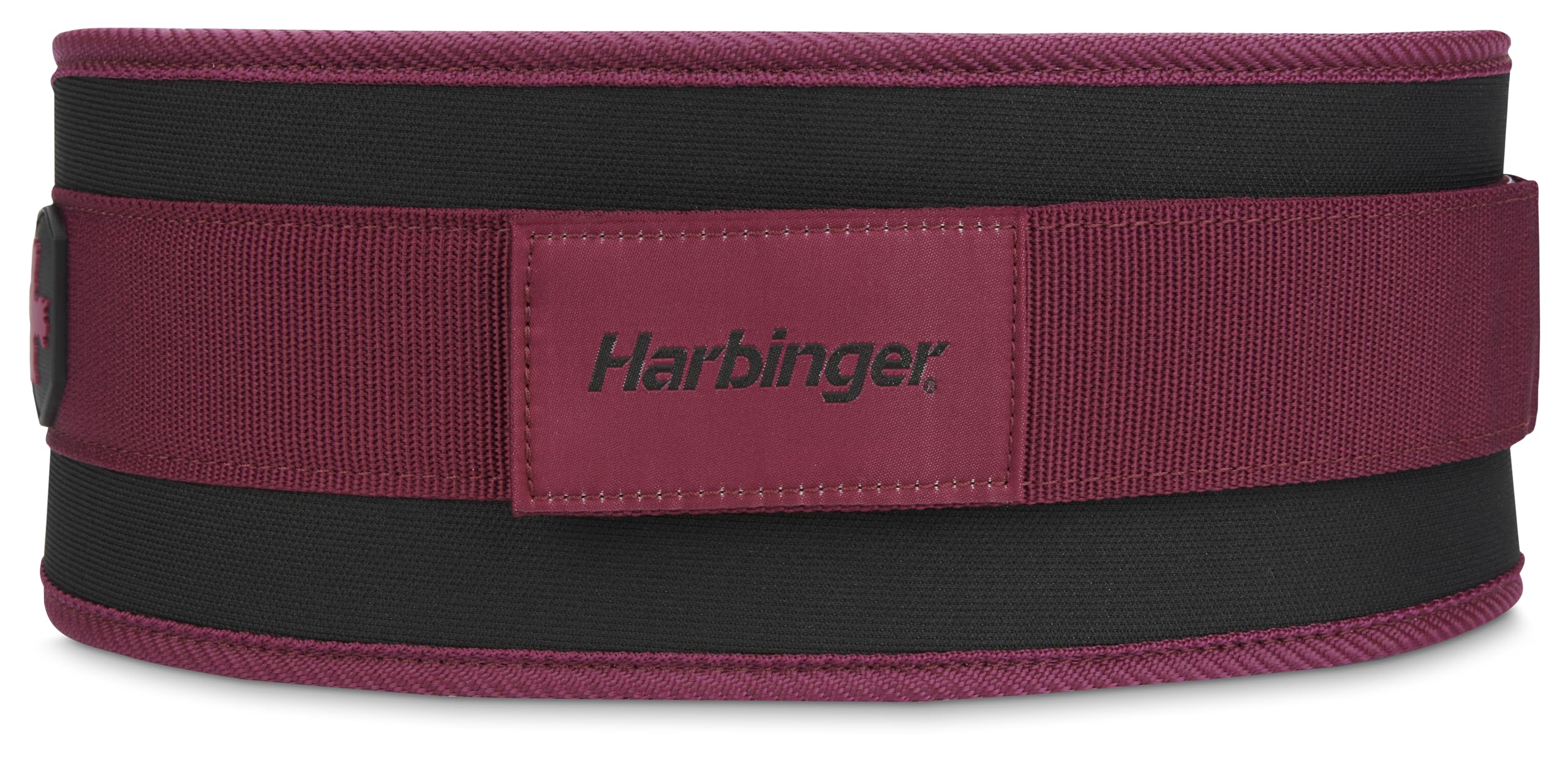 Harbinger Cinturón de levantamiento de pesas de nailon, cinturón flexible de espuma ultraligera