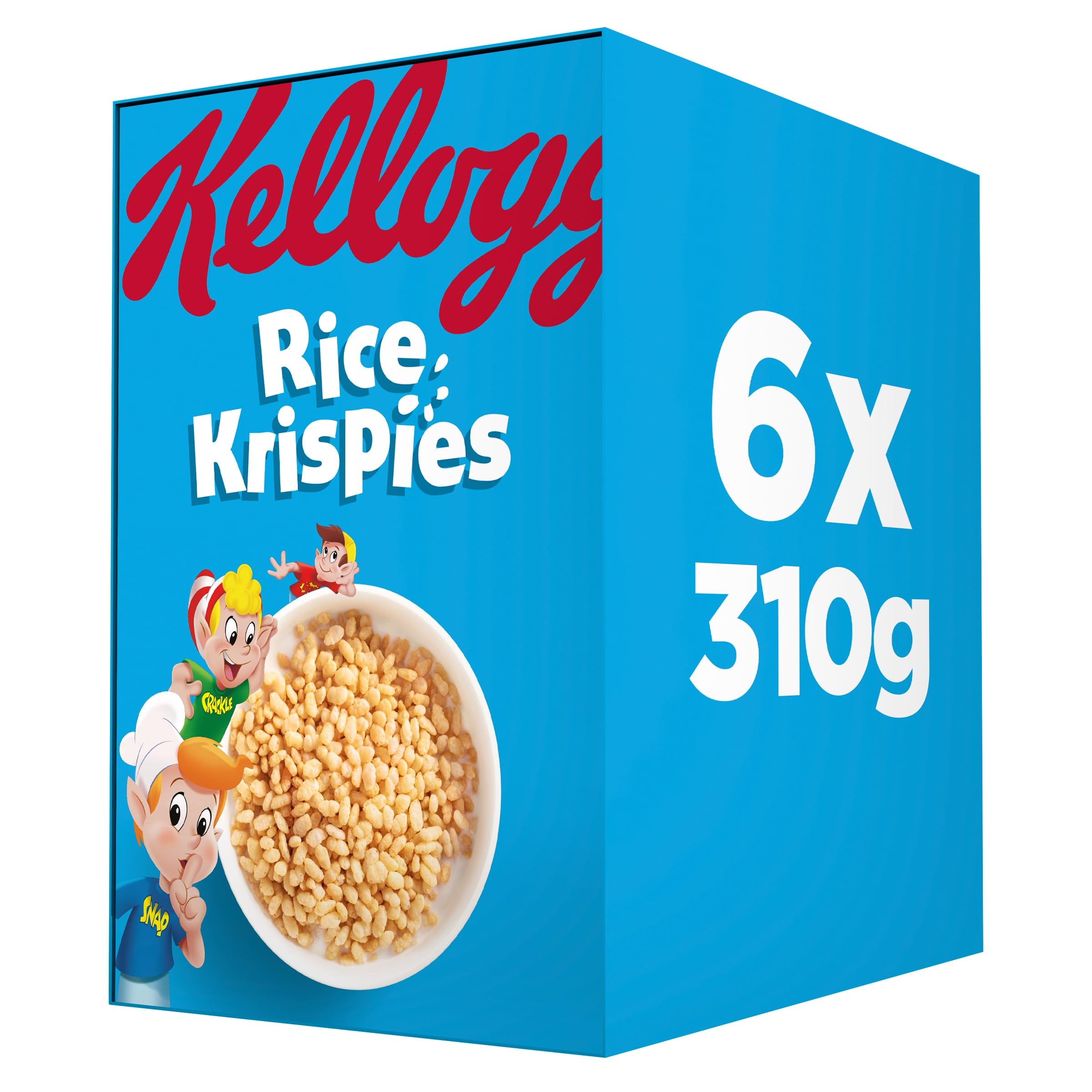 Kellogg's Rice Krispies Breakfast Cereal 6x310g