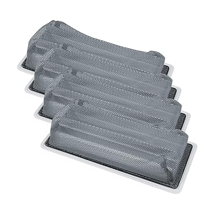 SDSNTE 4 Pack 4x10 Floor Register Trap Vent Screen Filter for Keeping Registers Ductwork Clean (Vent Trap Only)