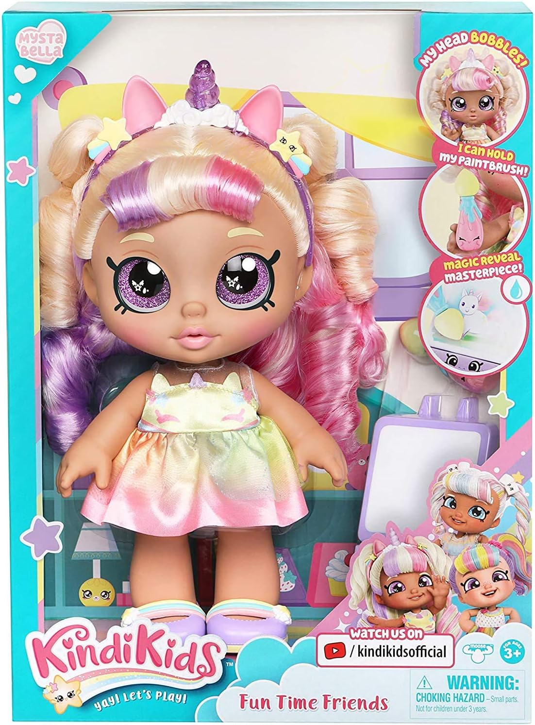Kindi Kids S3 FUN TIME DOLL SINGLE PACK - MYSTABELLA