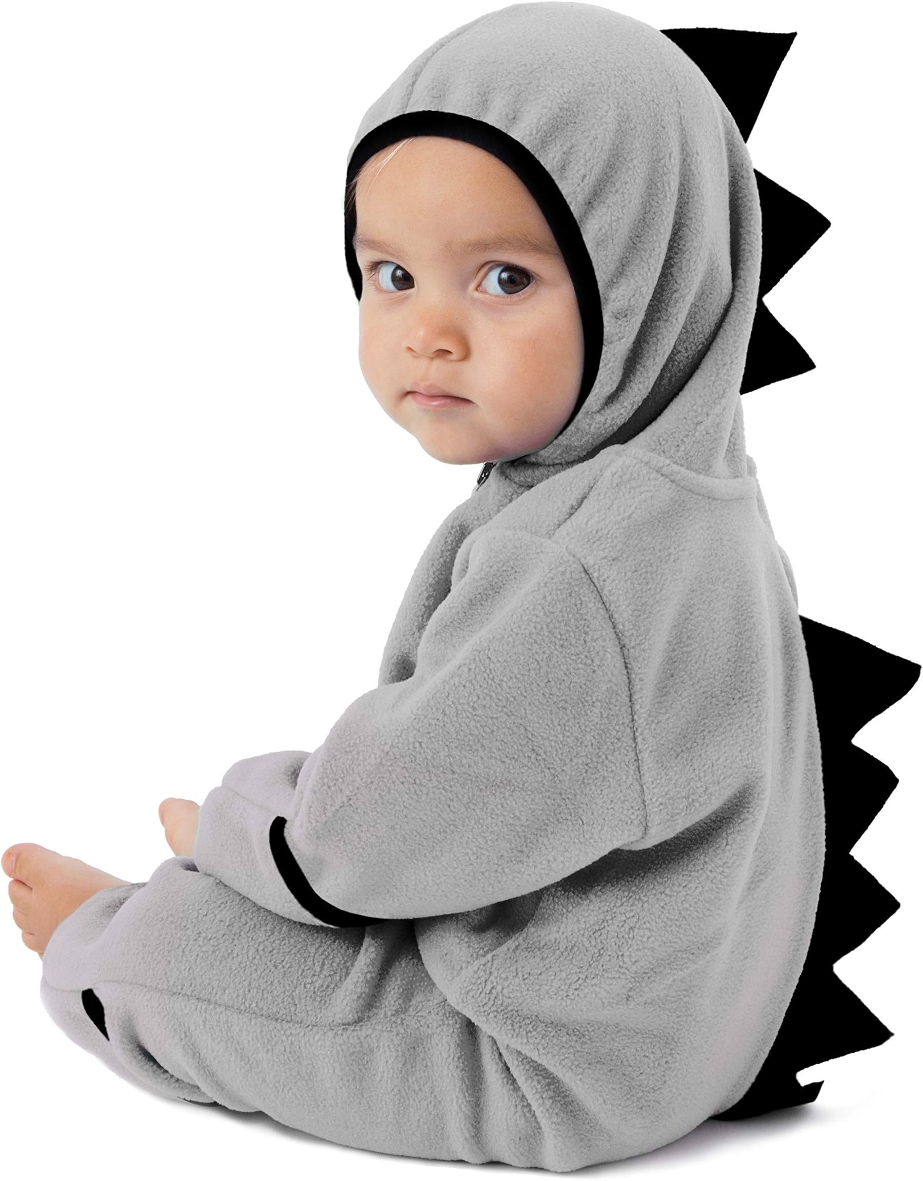 Fleece Baby Bunting Bodysuit – Infant Pajamas Kids Hooded Romper Outerwear Toddler Jacket