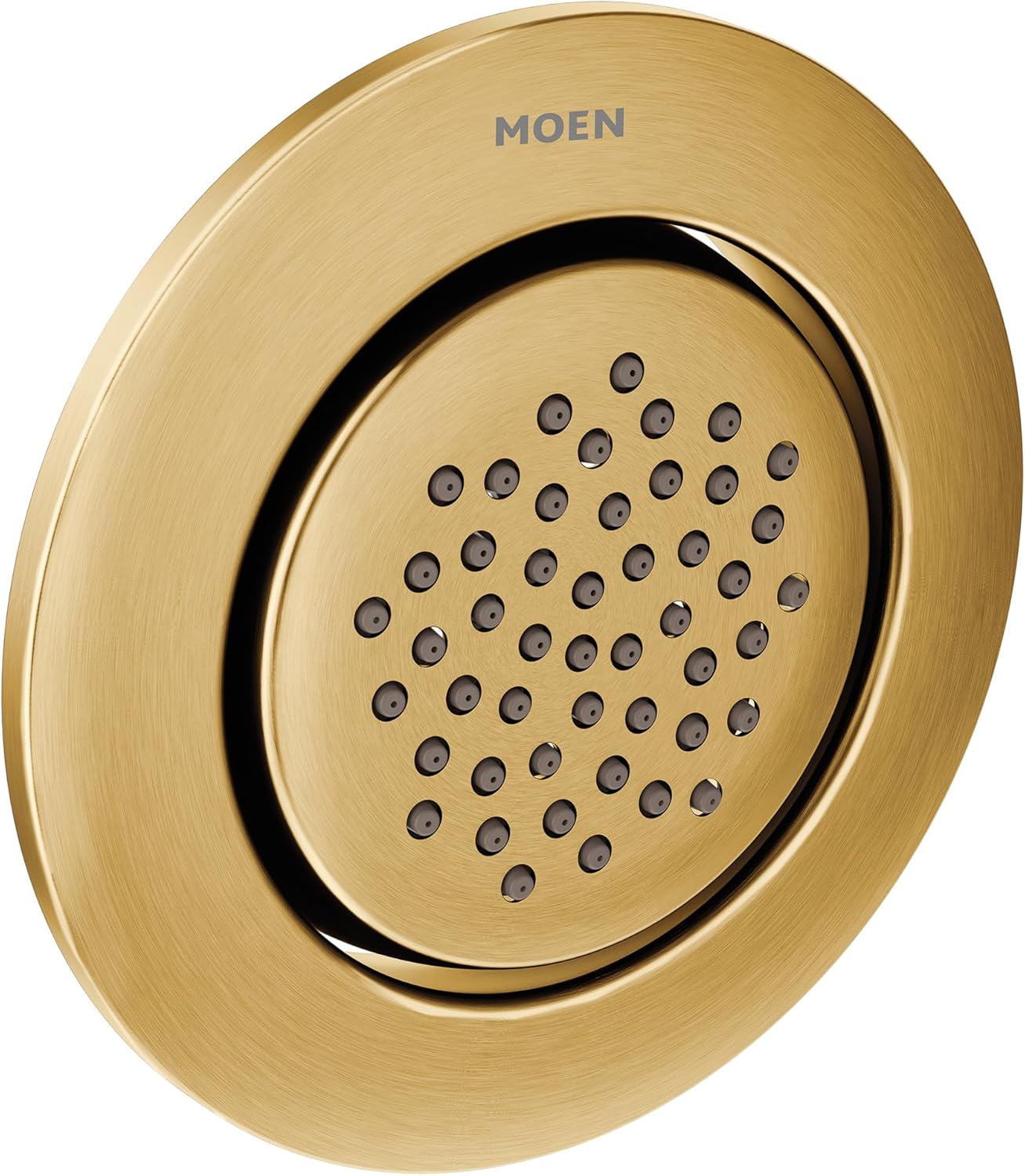 Moen TS1322BG Mosaic Mosaic Round Single-Function Body Spray, Valve Required, Brushed Gold