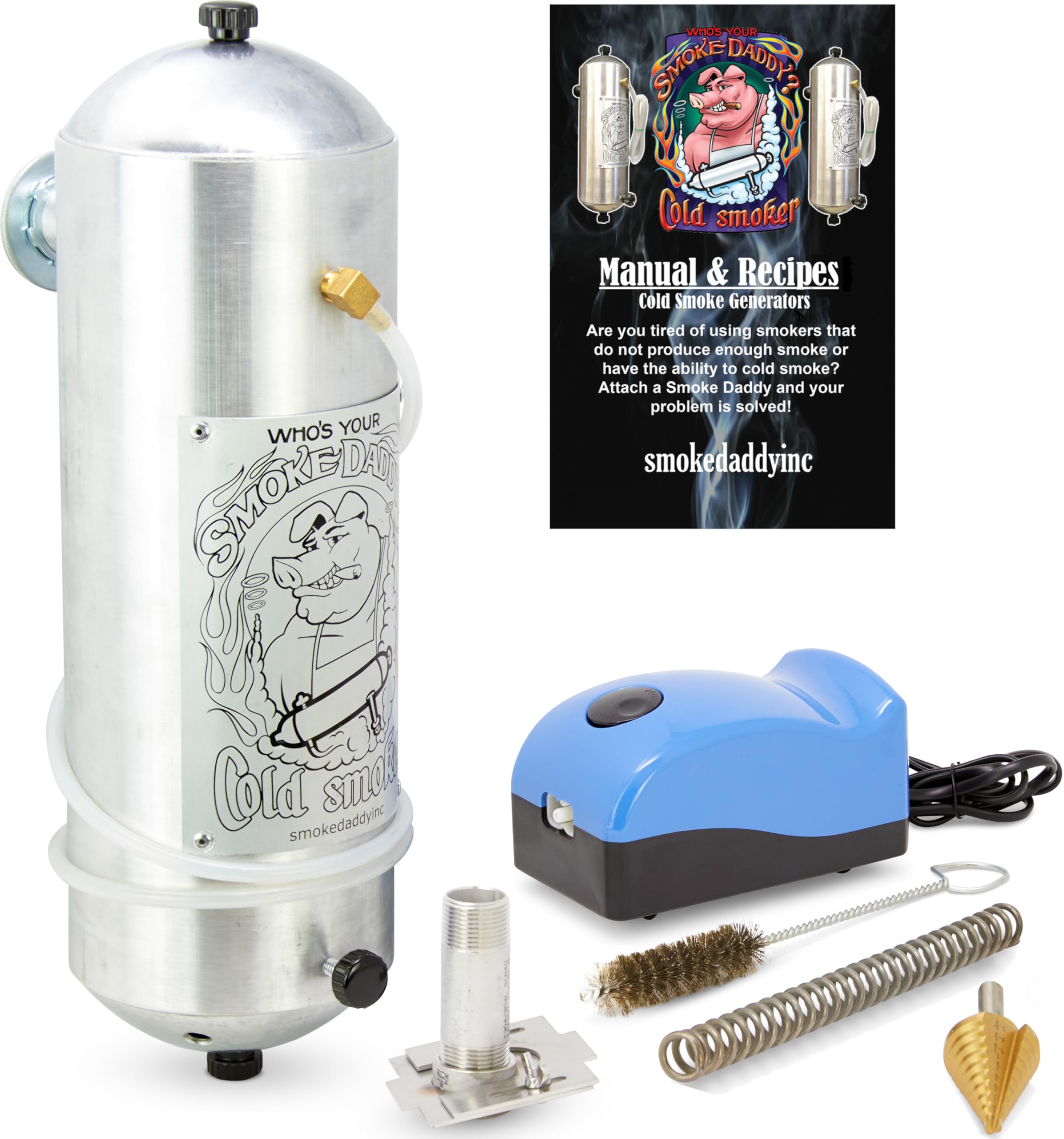 Smoke Daddy Inc Magnum P.I.G. Cold Generator with Ceramic Grill Adapter