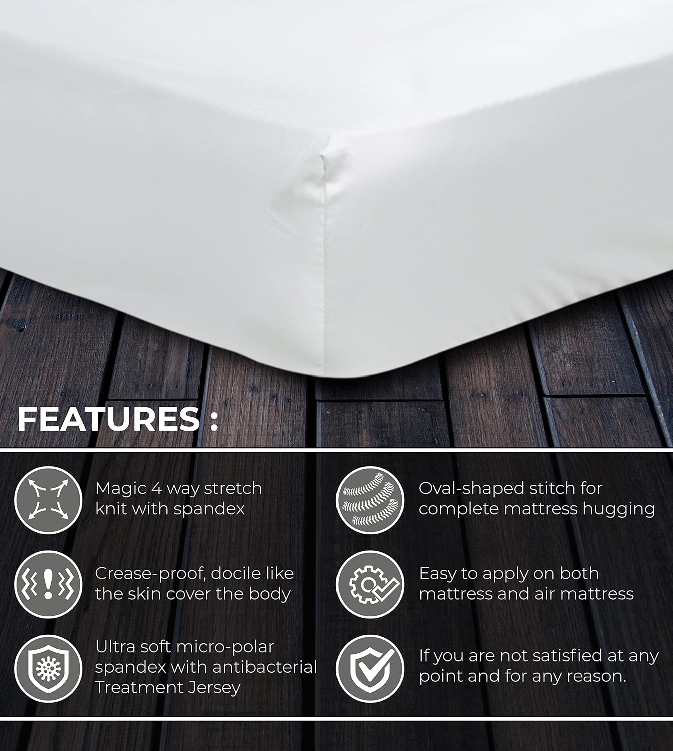 Lenenz 2 Pack Hospital Bed Sheet - Soft Jersey Twin Fitted Sheets - Knitted Fitted Hospital Bed Sheets (2, 36"x84"x16")