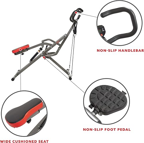 Miniatura 3 de Sunny Health  Fitness Row-N-Ride PRO SF-A020052 - Entrenador de asistencia para sentadillas