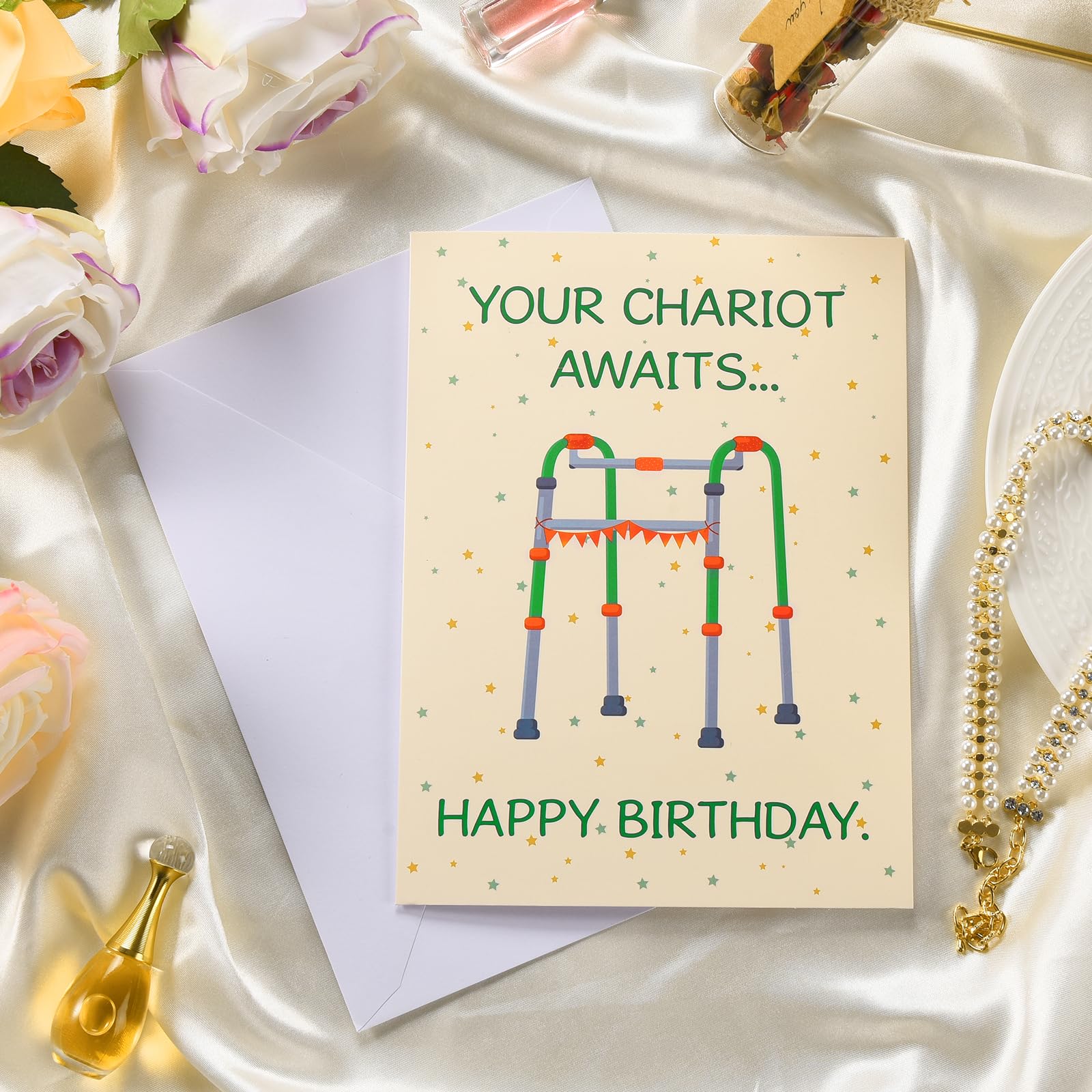 Condition photo showing New/Like New for Funny Birthday Cards for Women Men, Humorous Happy Birthday Cards for Wife, Husband, Dad, Mom, Brother, Sister, Friends, Family, and Anyone, Unique Birthday Greeting Cards Gifts with Envelope