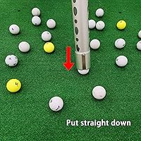 Vista 7 de Golf Ball Retriever Professional Picker Durable Aluminum Golf Ball Shag Tube Release Retrievers Collector Practice Pick-up Sucker Tool, 39 Inch