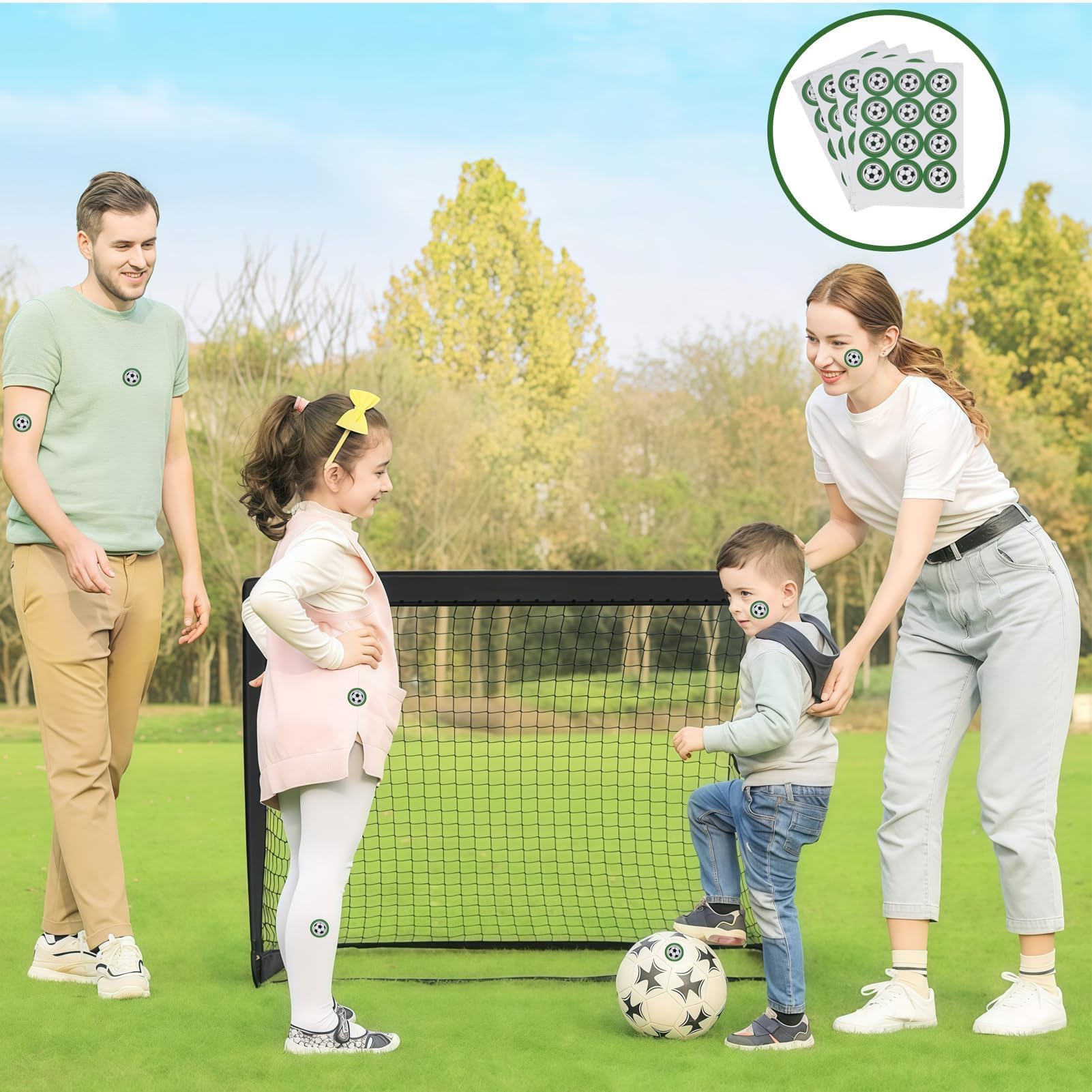 48 Premium Football Stickers for Kids, 3cm Vinyl Soccer Ball Decals for Scrapbooks Party Decorations & Rewards - Image 4